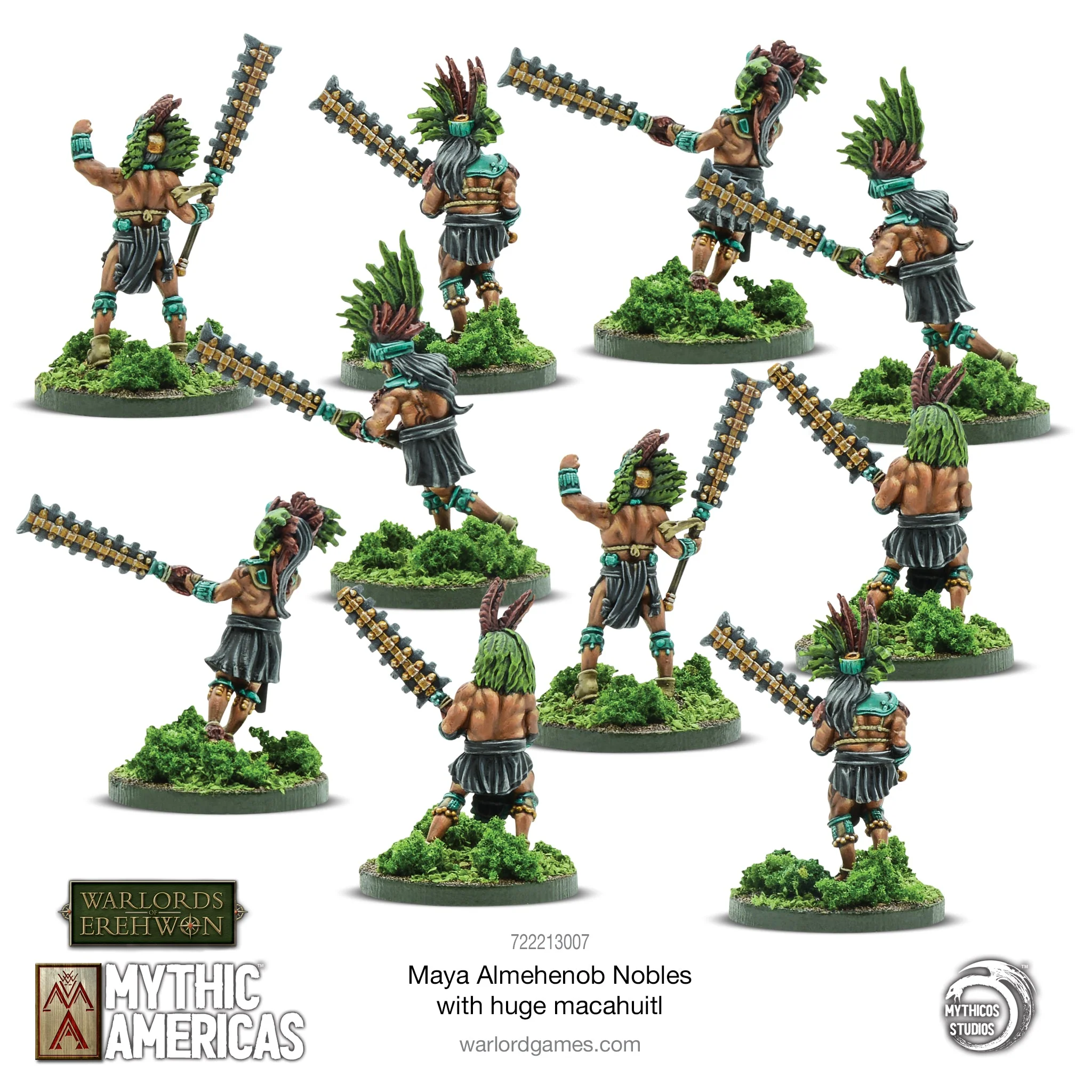 Maya: Almehenob Nobles With Huge Macuahuitl - Image 2