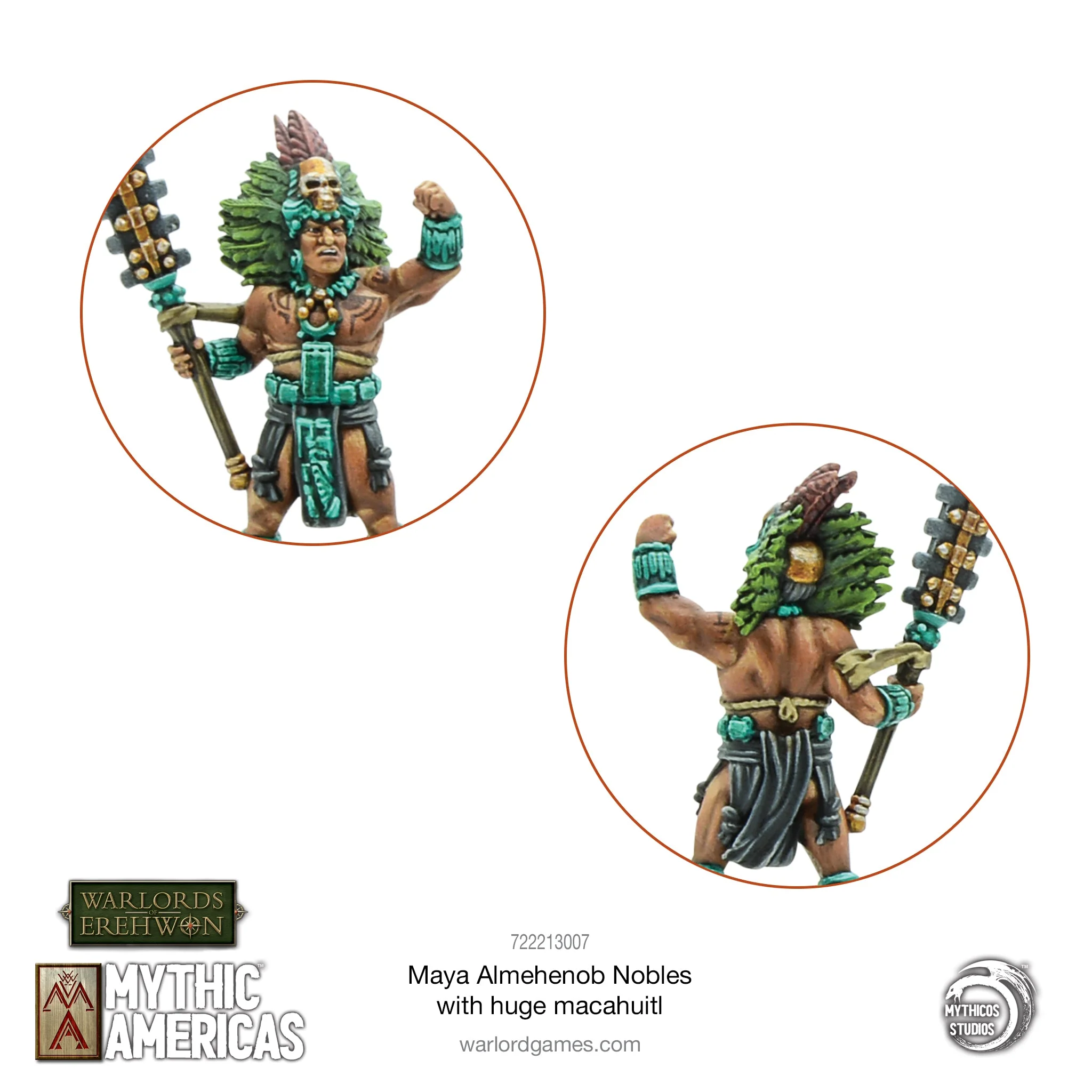 Maya: Almehenob Nobles With Huge Macuahuitl - Image 3