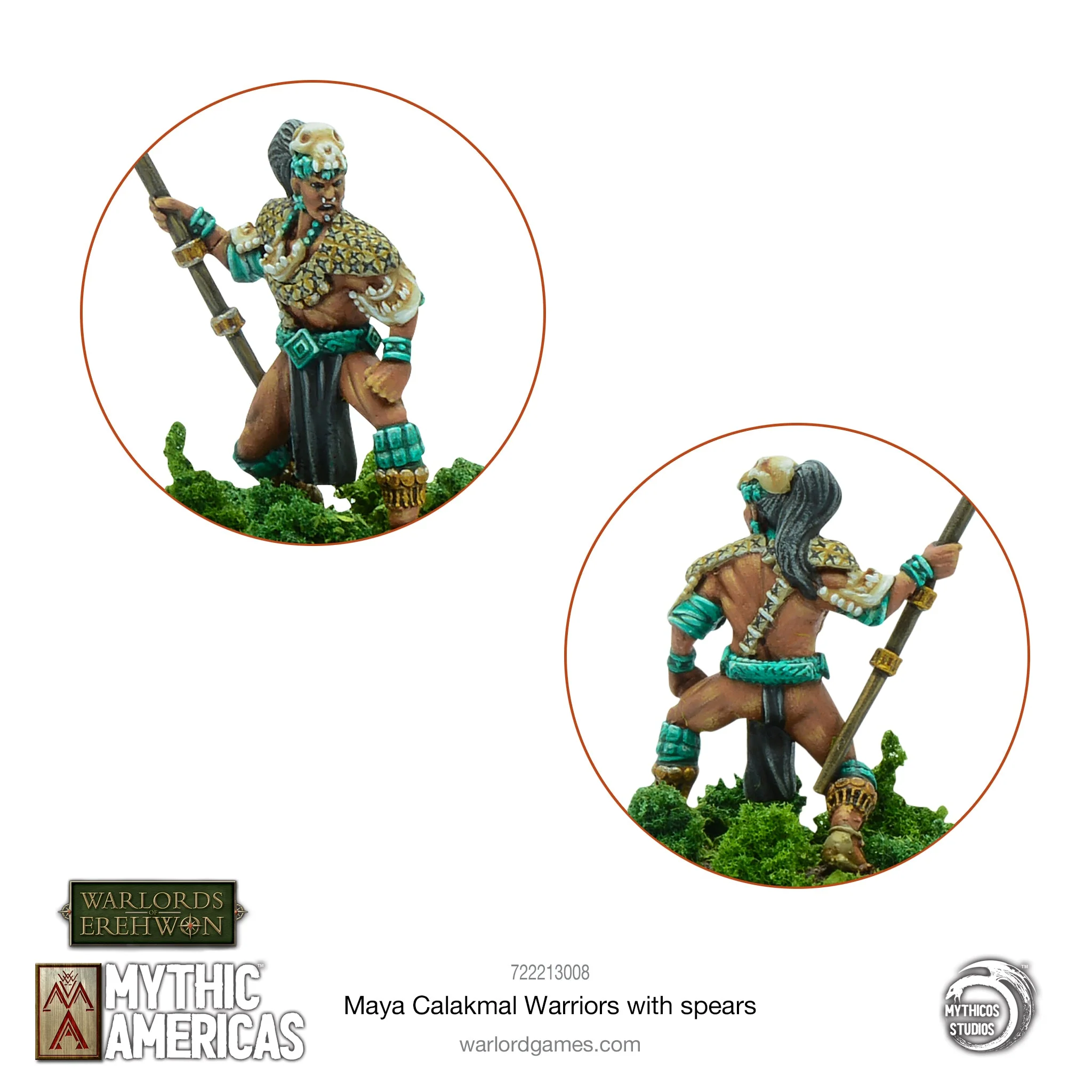 Maya: Calakmal Warriors With Spears - Image 3