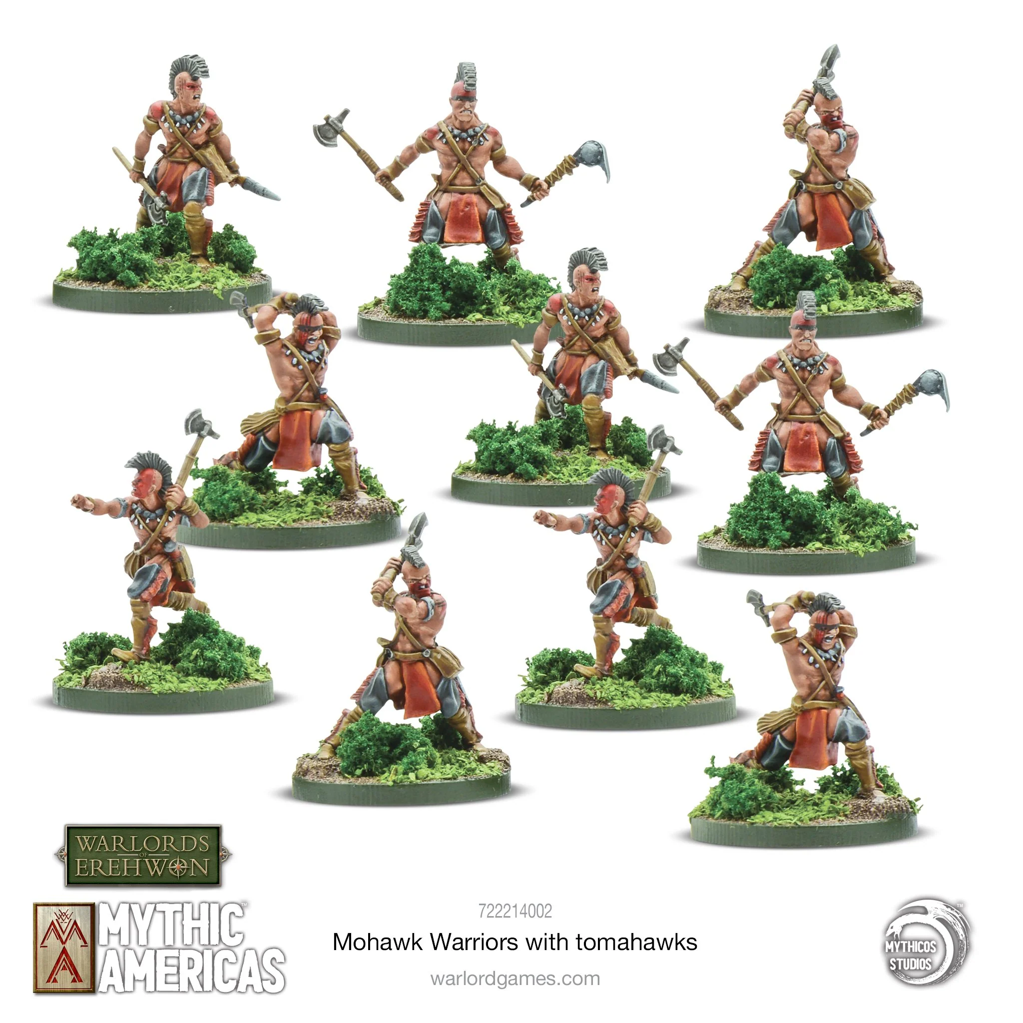 Nations: Mohawk Warriors with Tomahawks