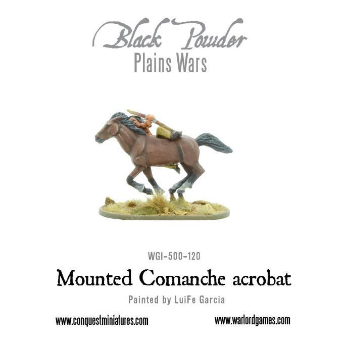 Mounted Comanche acrobat - Image 2