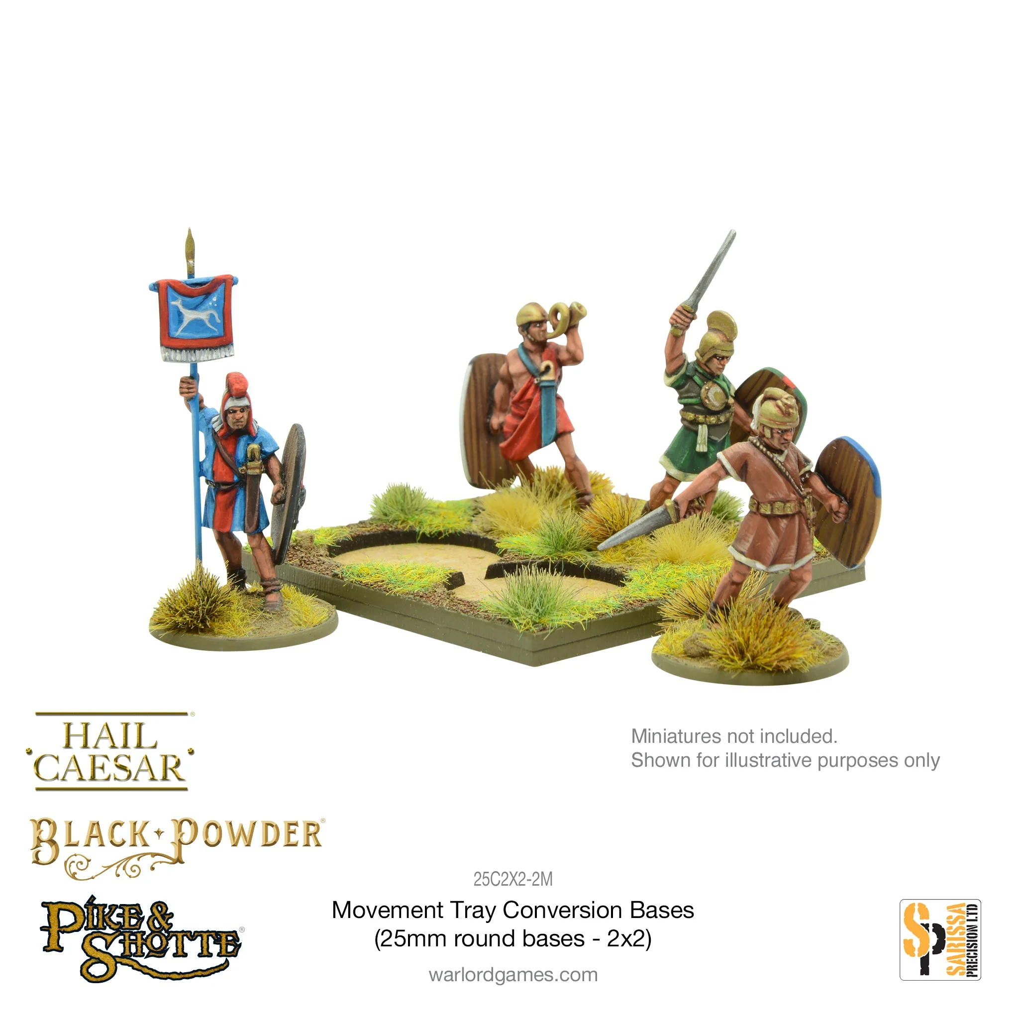 Movement Tray Conversion Bases (25mm round bases - 2x2) - Image 5