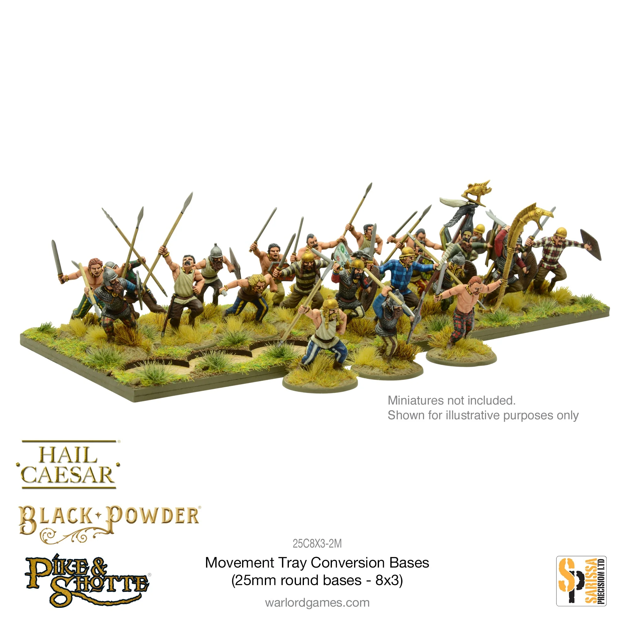 Movement Tray Conversion Bases (25mm round bases - 8x3) - Image 5