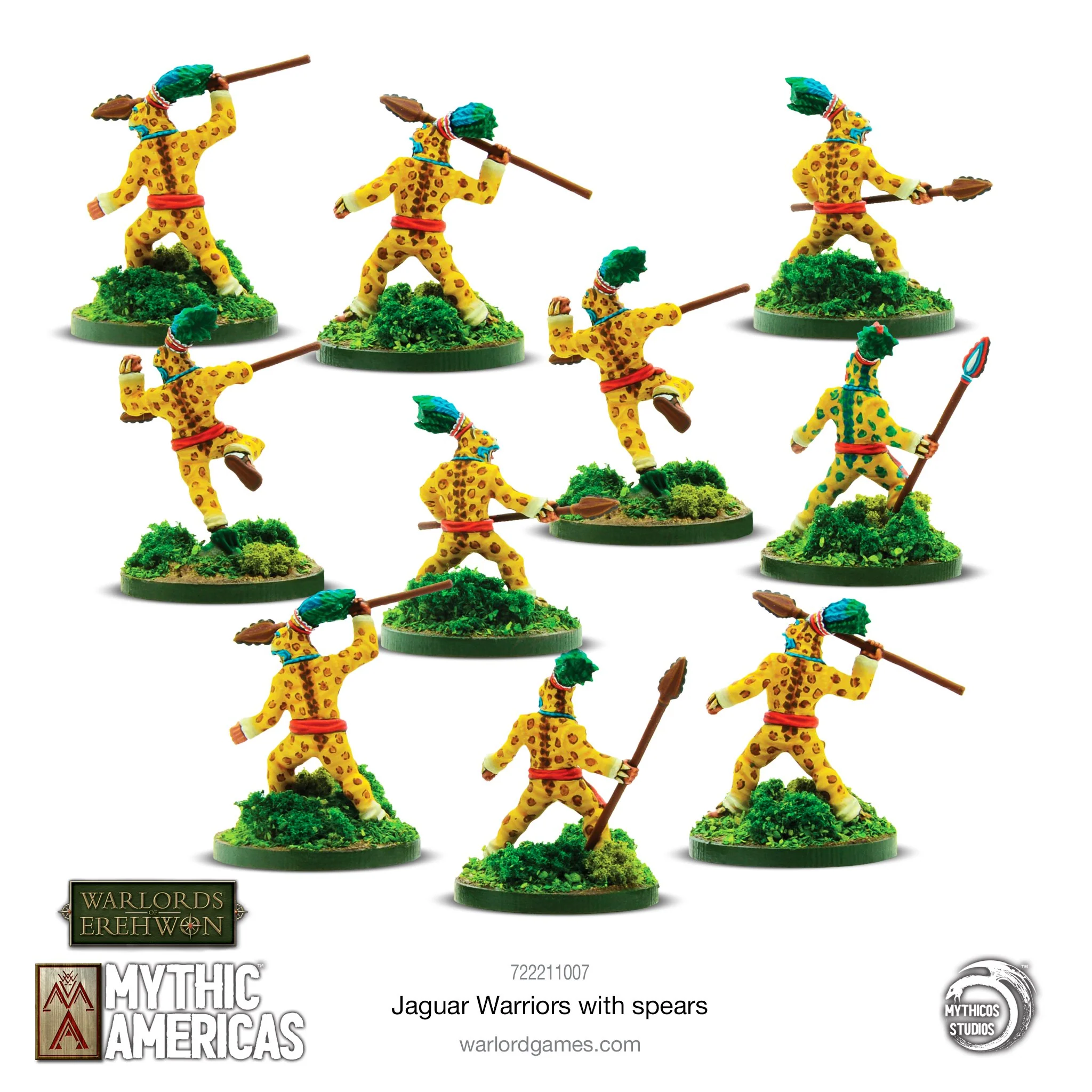 Aztec: Jaguar Warriors with spears - Image 2