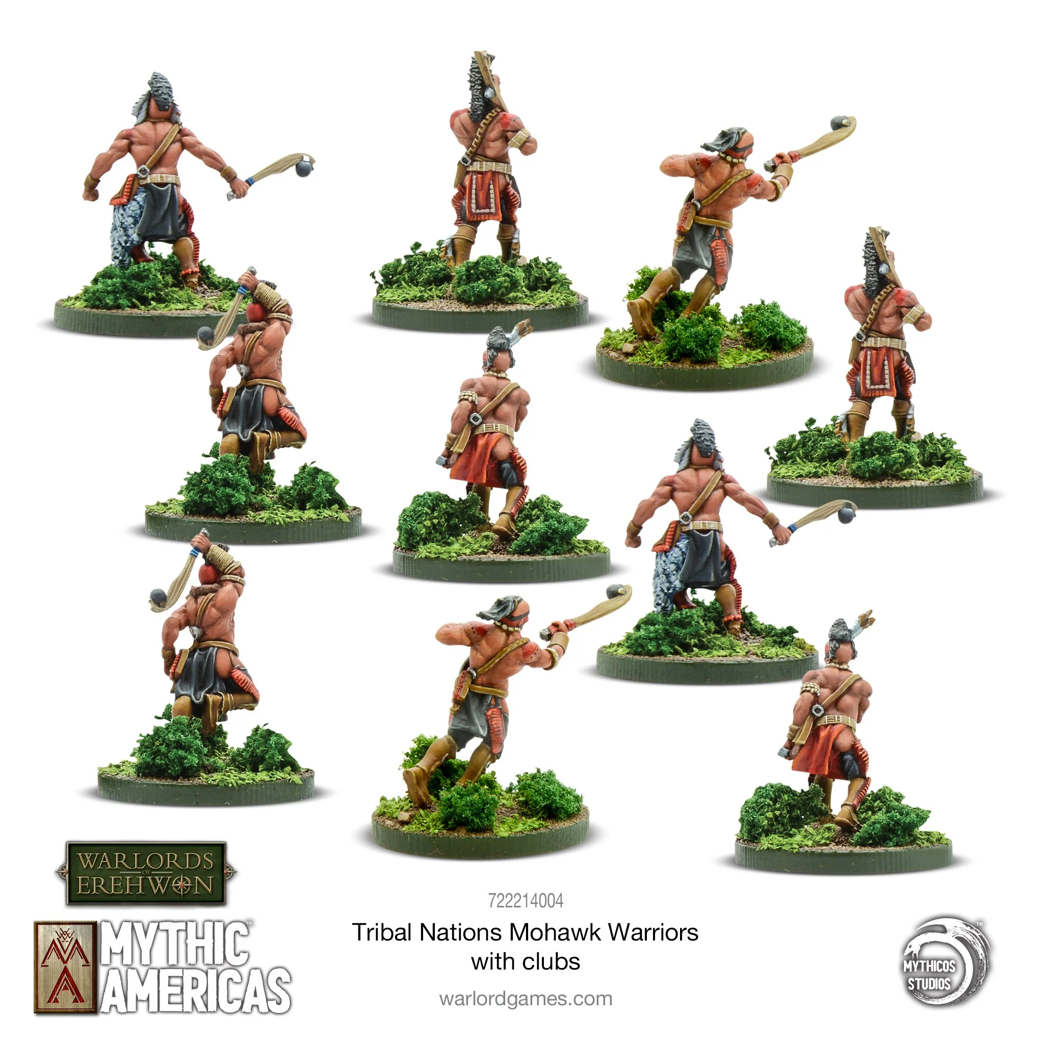 Nations: Mohawk Warriors With Clubs - Image 2