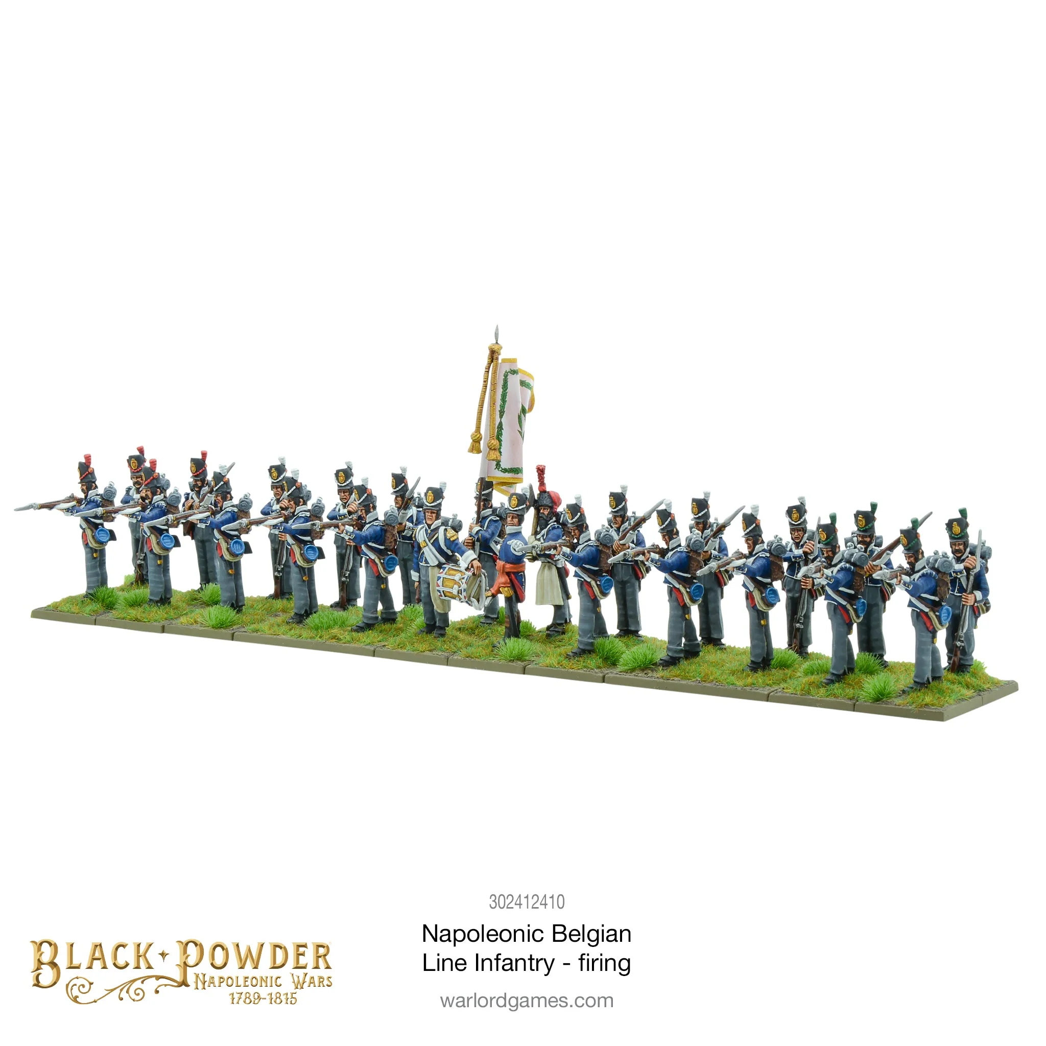 Napoleonic Belgian Line Infantry firing - Image 2