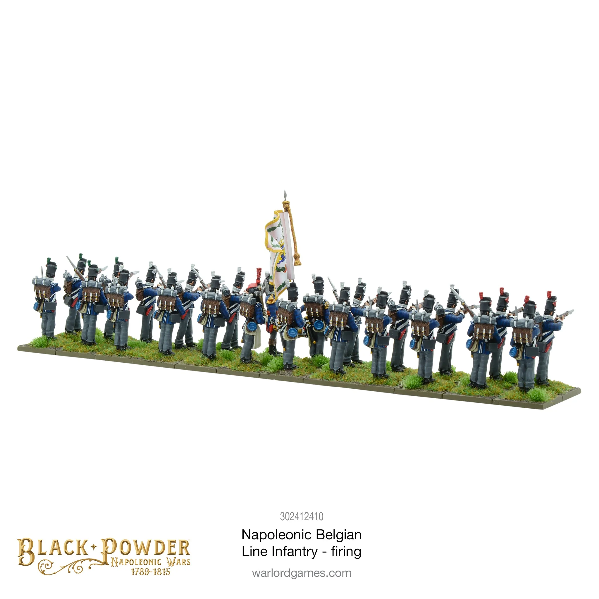 Napoleonic Belgian Line Infantry firing - Image 3