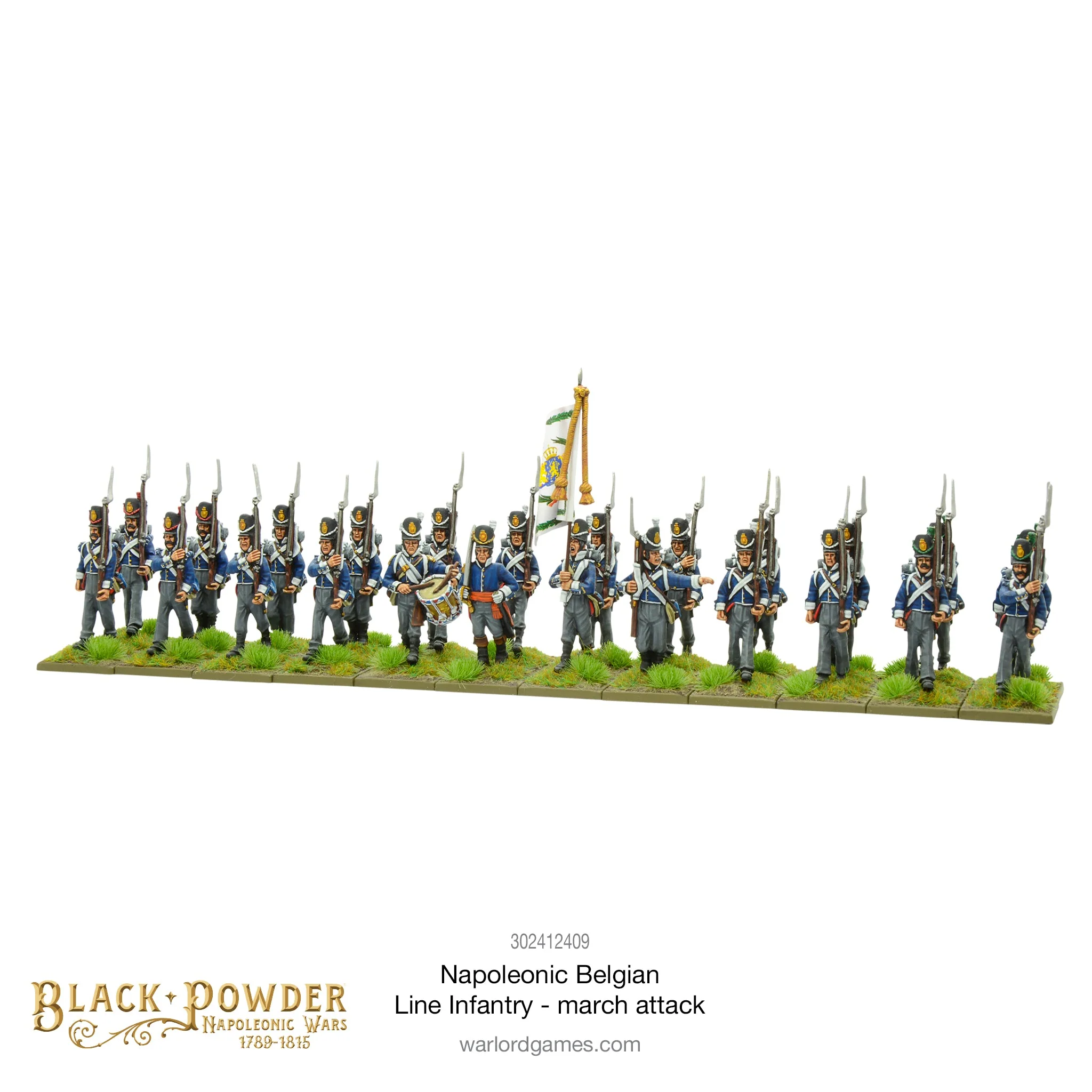 Napoleonic Belgian Line Infantry (march attack) - Image 2