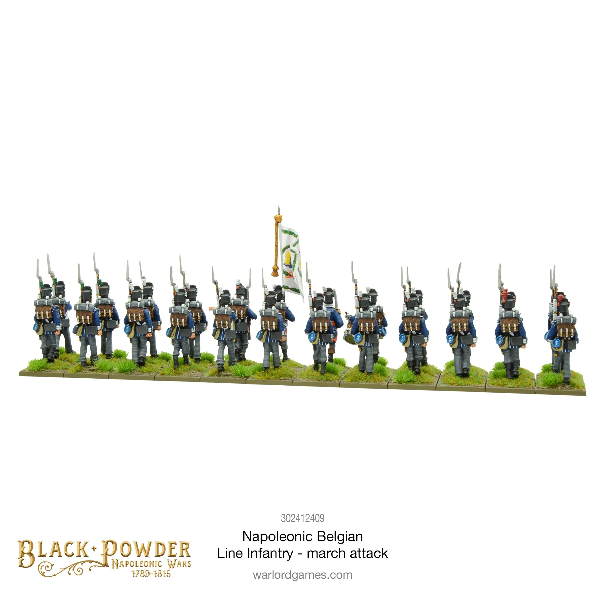 Napoleonic Belgian Line Infantry (march attack) - Image 3