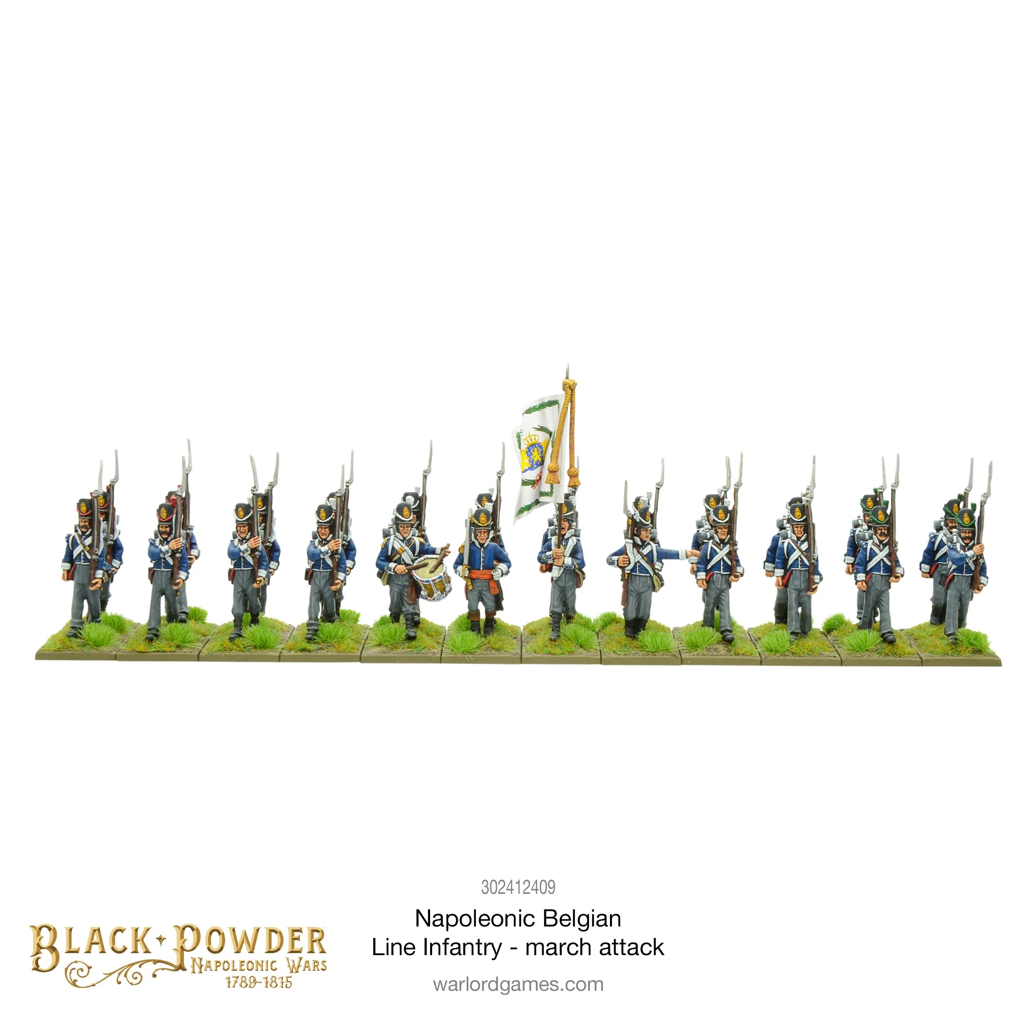 Napoleonic Belgian Line Infantry (march attack) - Image 4
