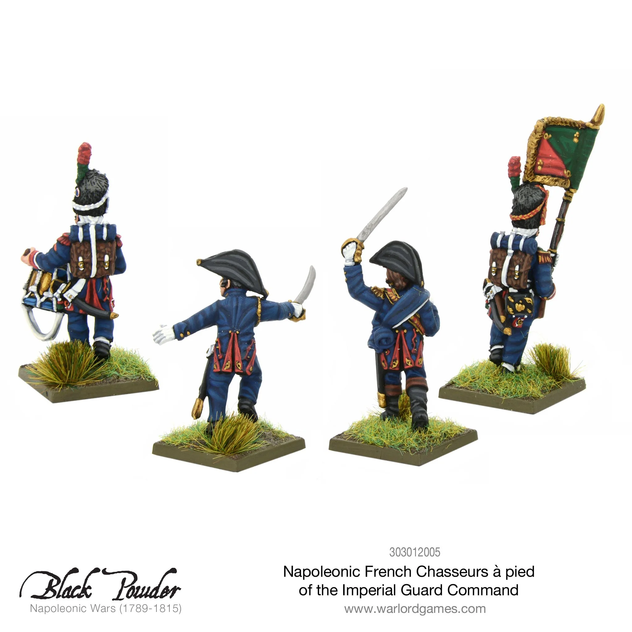 Napoleonic French Chasseurs a Pied of the Imperial Guard command - Image 2