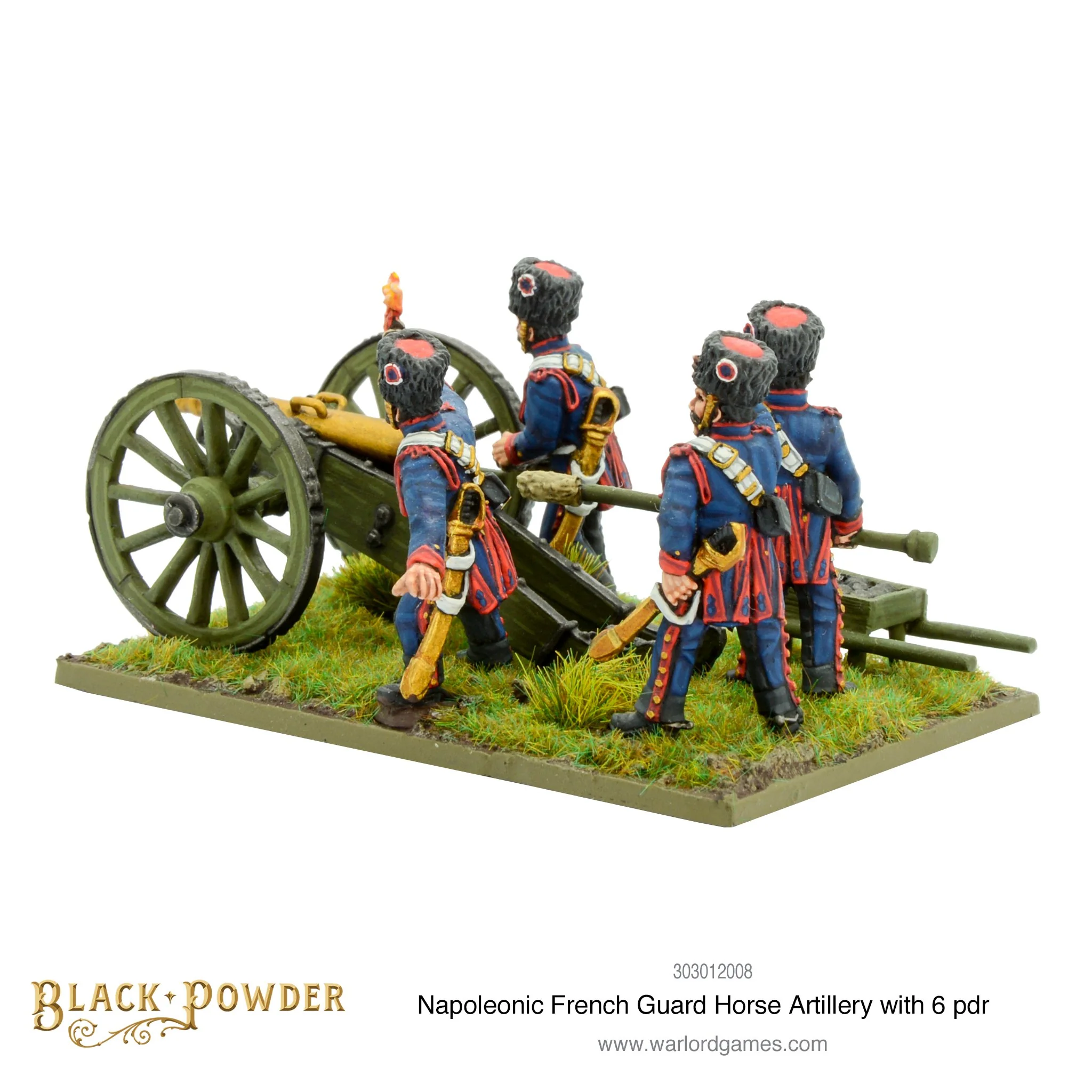 Napoleonic French Guard Horse Artillery with 6 pdr - Image 3