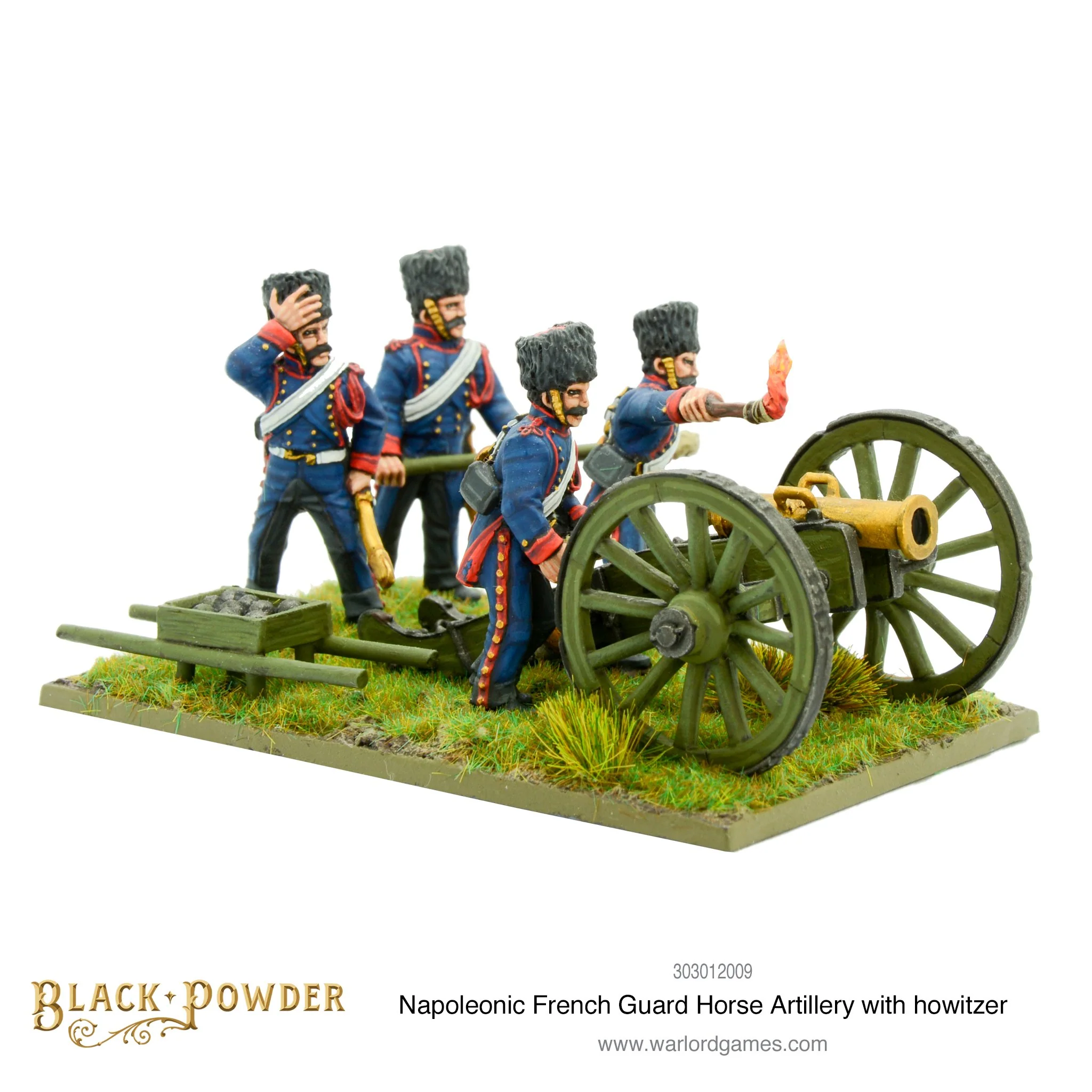 Napoleonic French Guard Horse Artillery with howitzer - Image 2