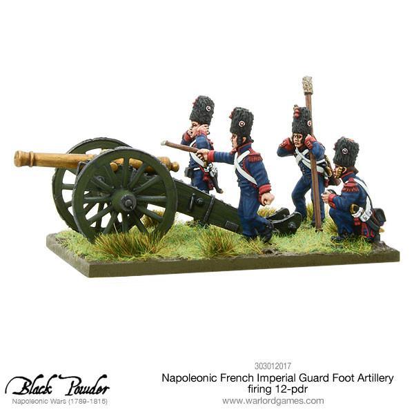 Napoleonic French Imperial Guard Foot Artillery firing 12-pdr - Image 2