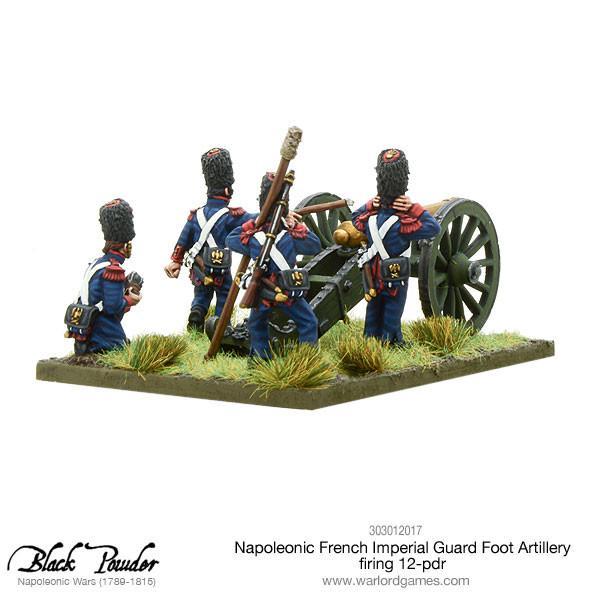 Napoleonic French Imperial Guard Foot Artillery firing 12-pdr - Image 3