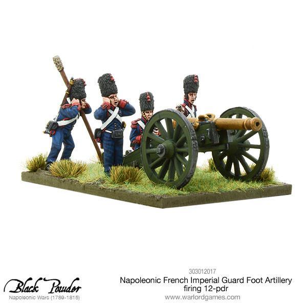 Napoleonic French Imperial Guard Foot Artillery firing 12-pdr - Image 4