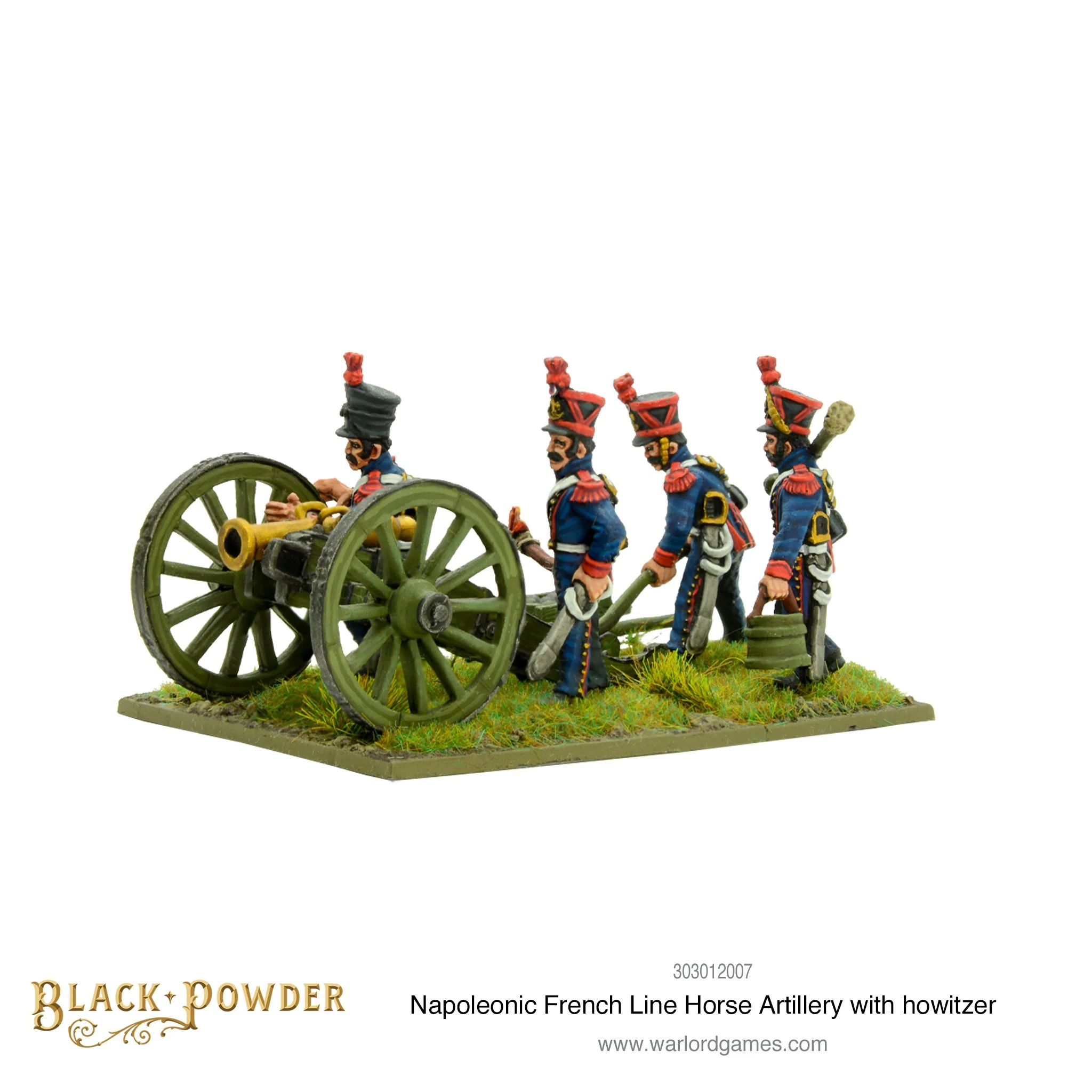 Napoleonic French Line Horse Artillery with howitzer - Image 2