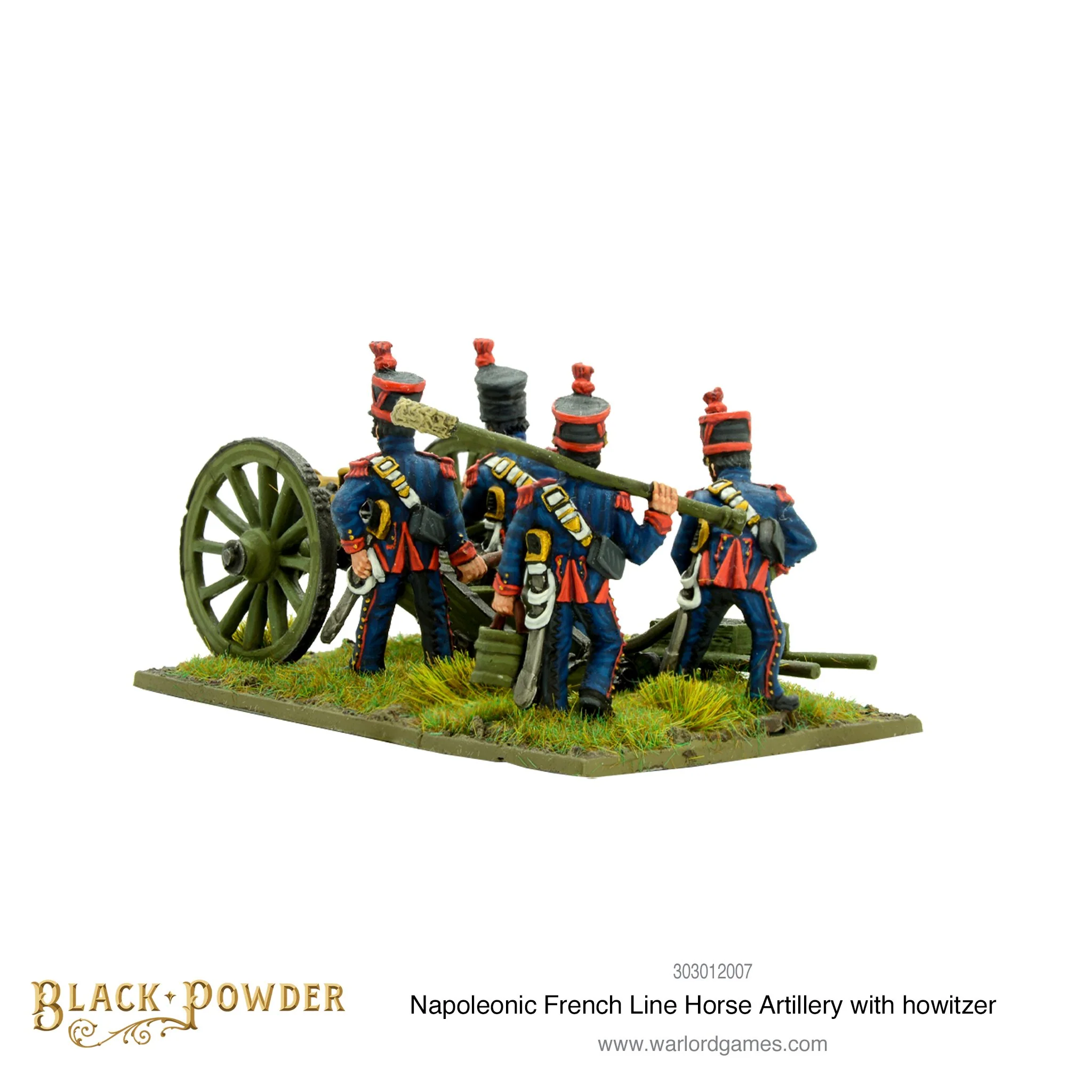 Napoleonic French Line Horse Artillery with howitzer - Image 3