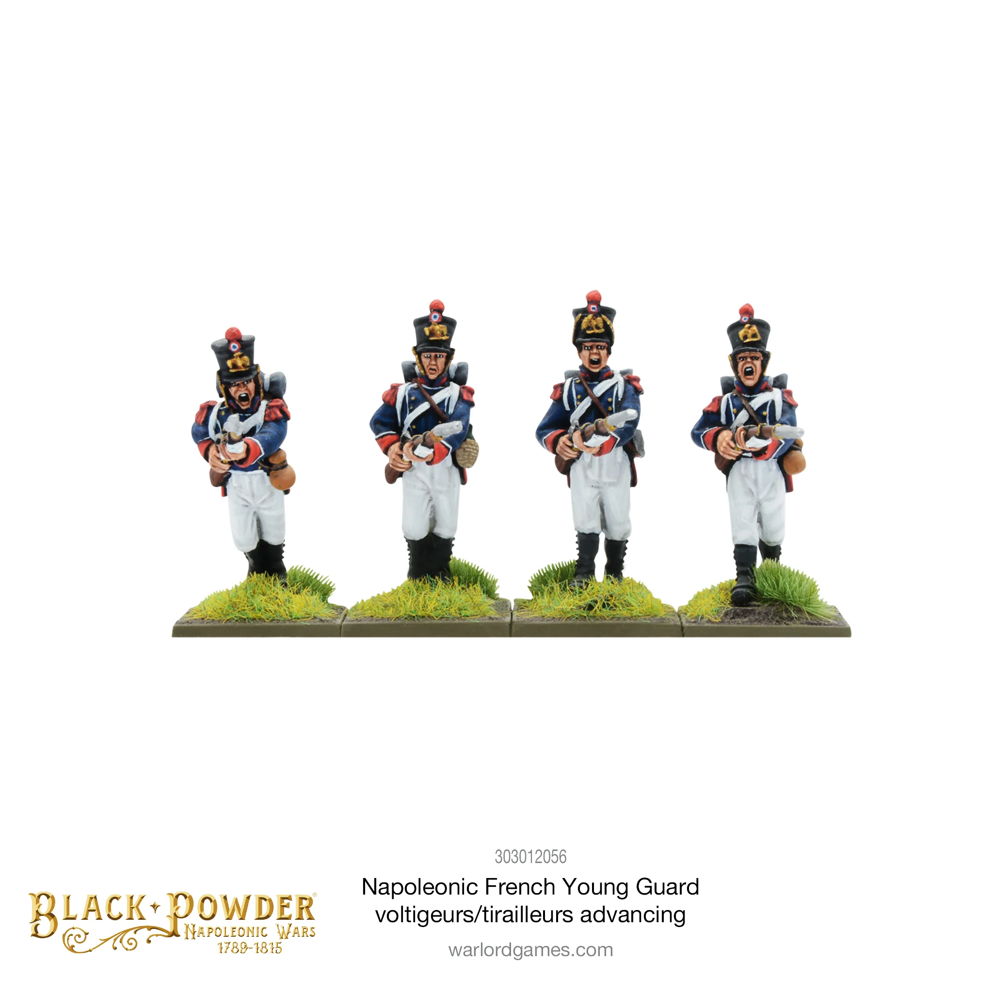 Napoleonic French Young Guard Voltigeurs/Tirailleurs advancing - Image 3