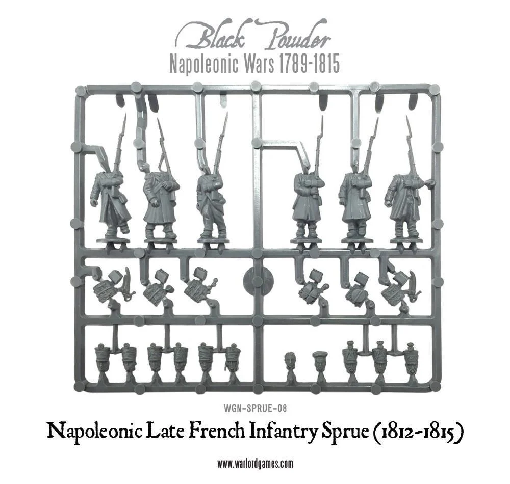 Napoleonic Late War French sprue