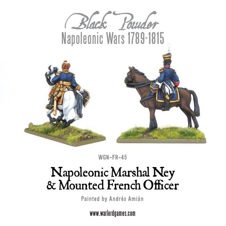 Napoleonic Marshal Ney & Mounted French Officer - Image 2