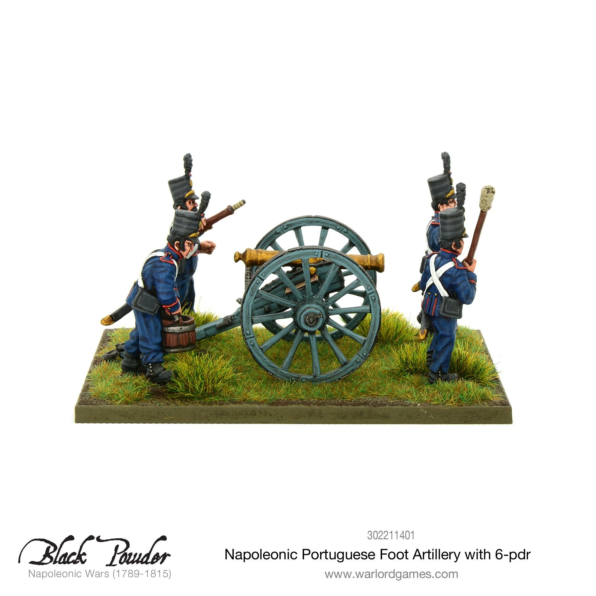 Napoleonic Portuguese Foot Artillery with 6-pdr - Image 2