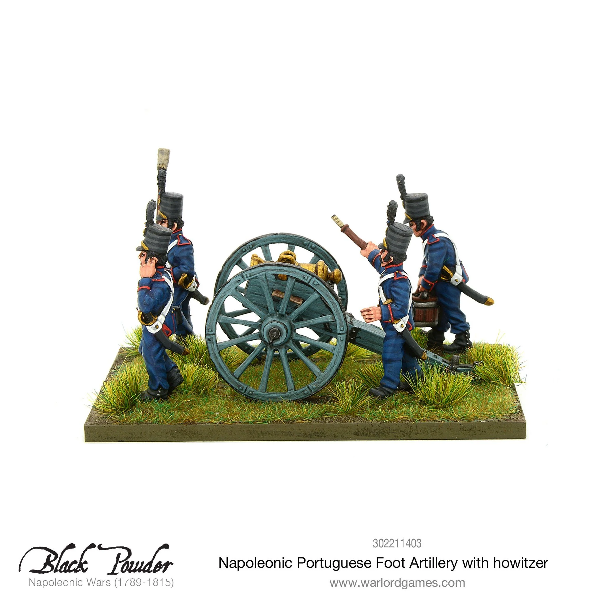 Napoleonic Portuguese Foot Artillery with howitzer - Image 4