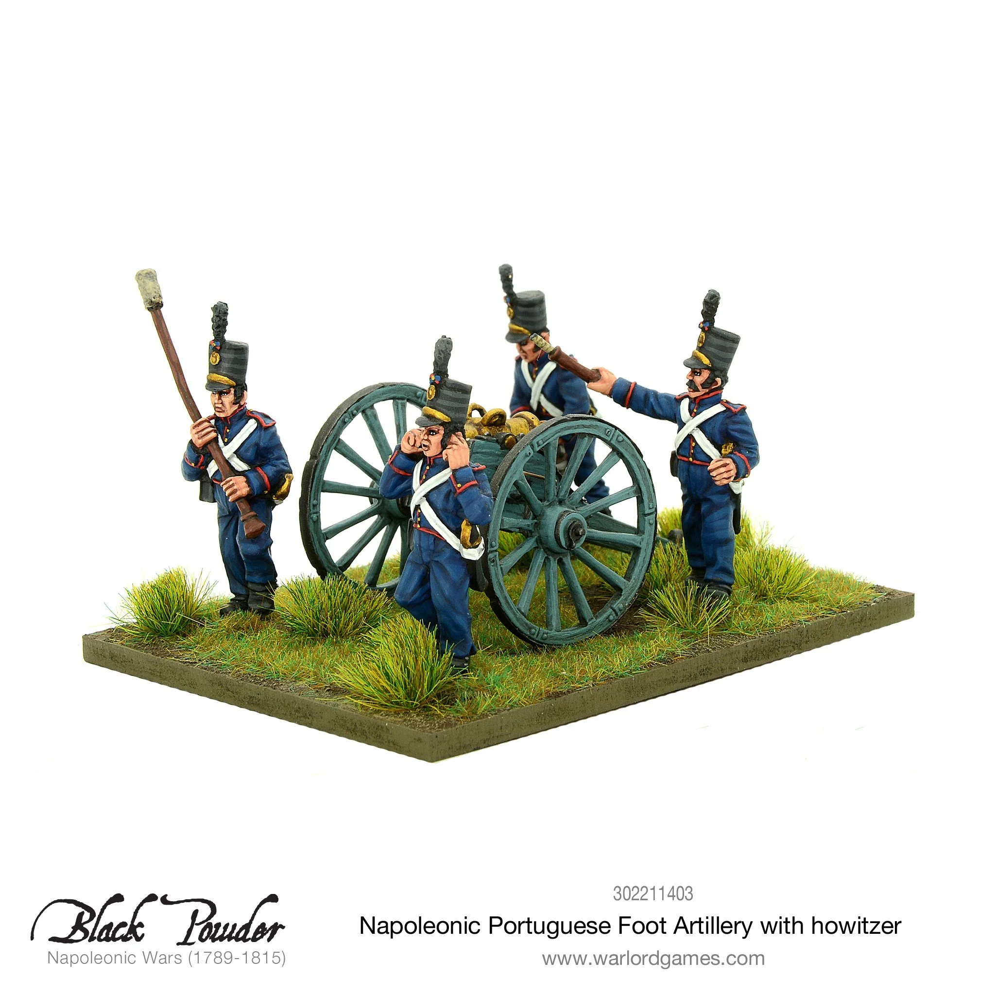 Napoleonic Portuguese Foot Artillery with howitzer - Image 5