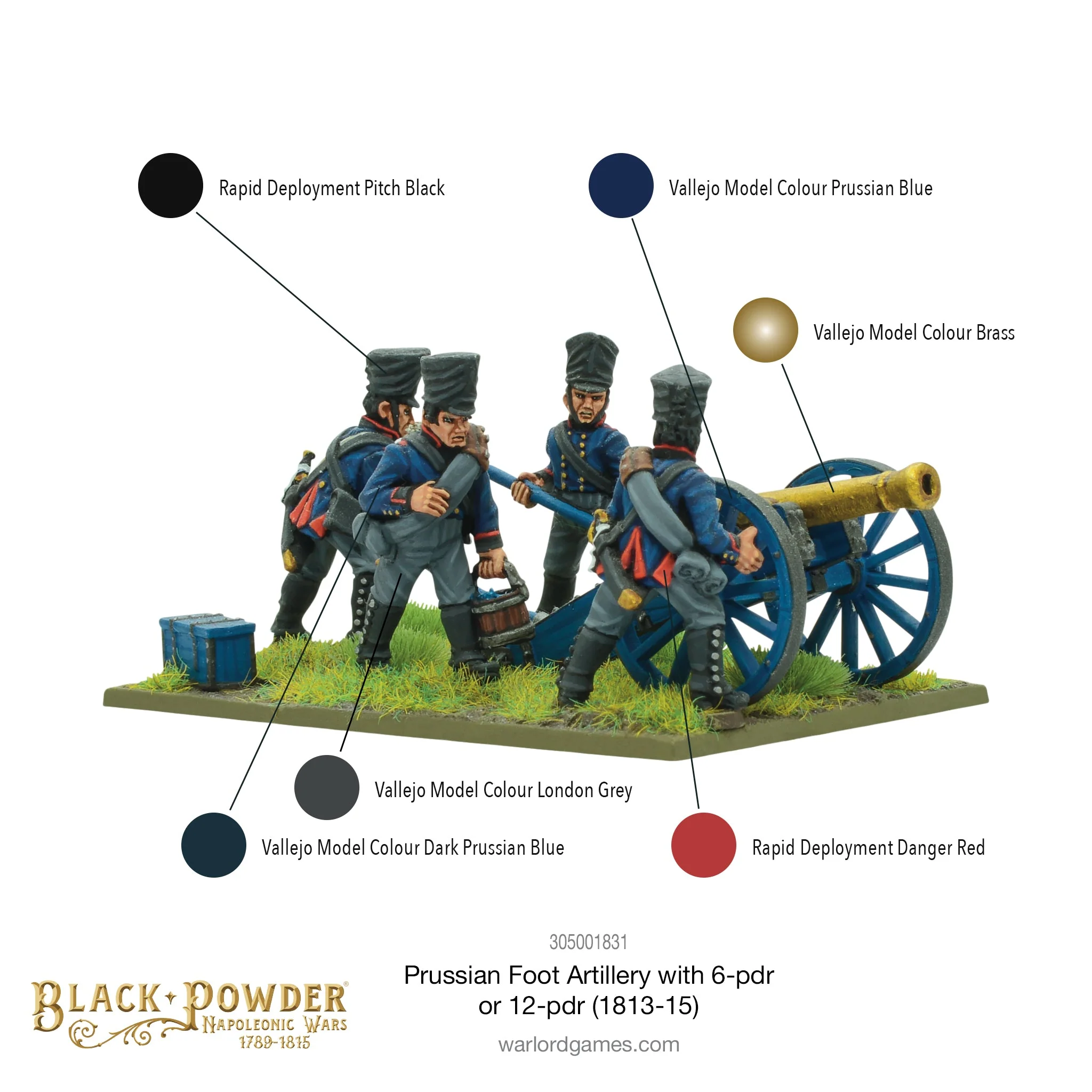 Napoleonic Prussian Foot Artillery with 6- or 12-pdr (1813-15) - Image 5