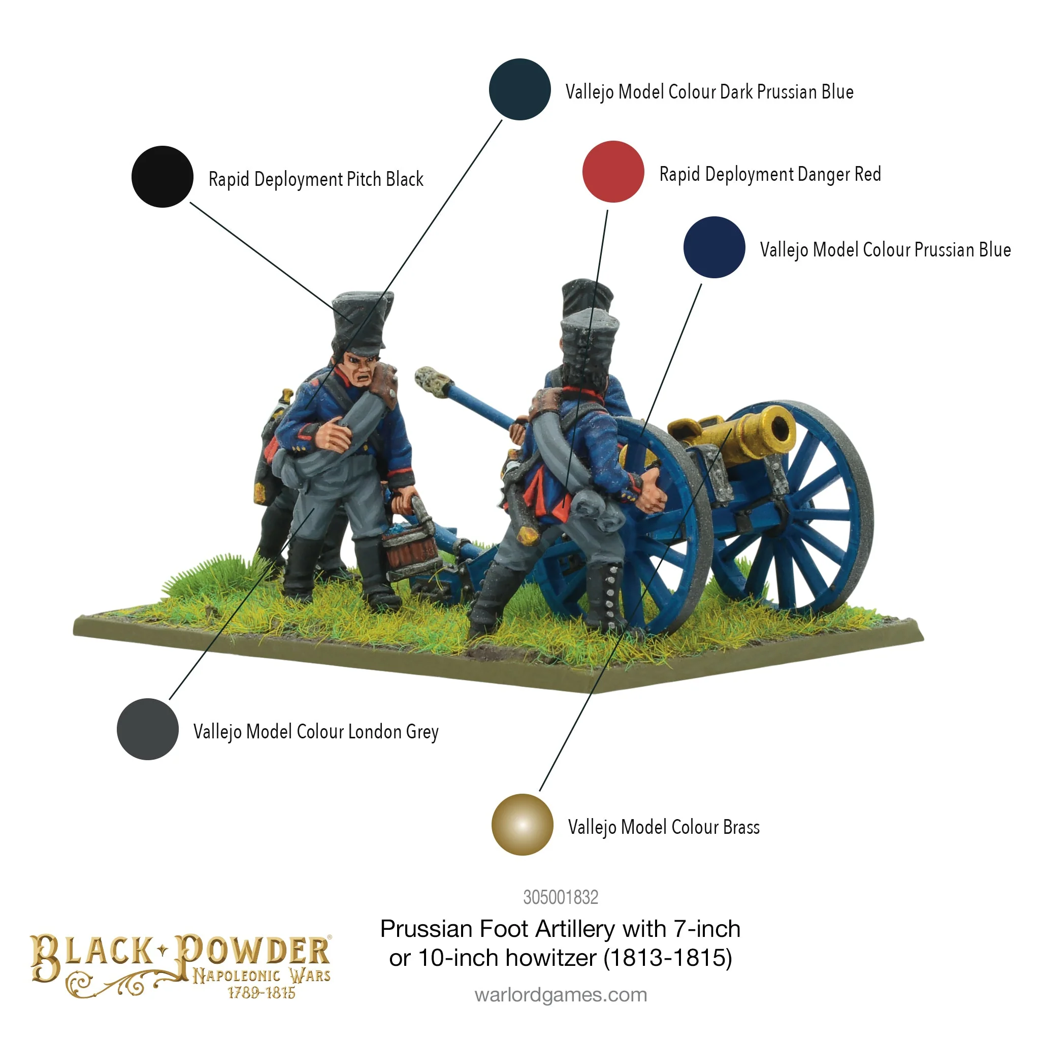 Napoleonic Prussian Foot Artillery with 7 or 10-inch Howitzer (1813-1815) - Image 5