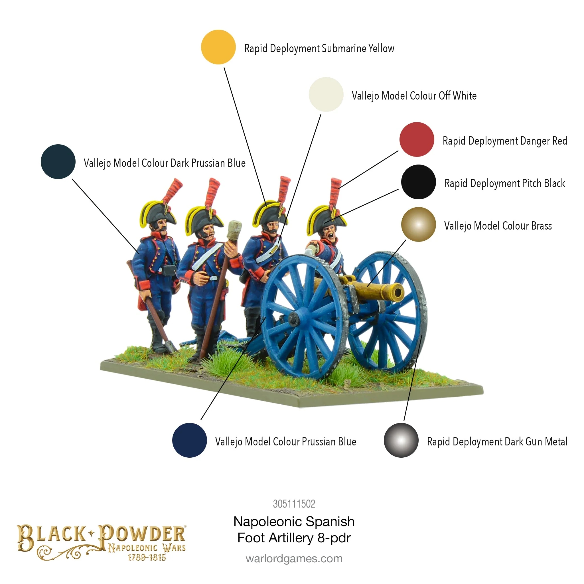 Napoleonic Spanish foot artillery 8-pdr - Image 4