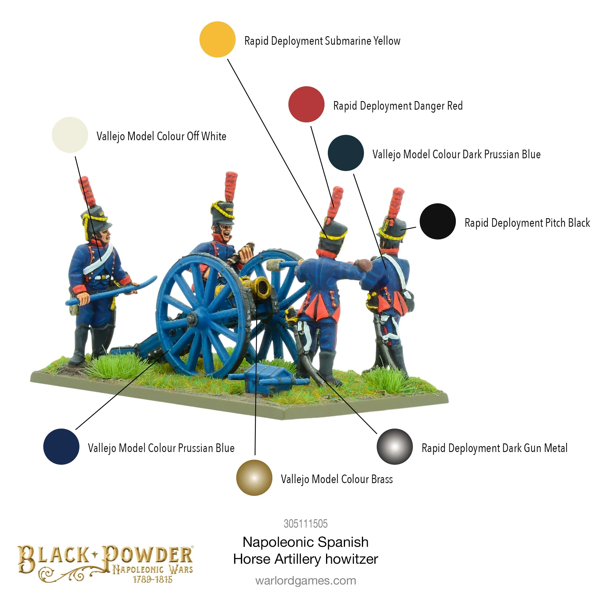 Napoleonic Spanish Horse Artillery with Howitzer - Image 4