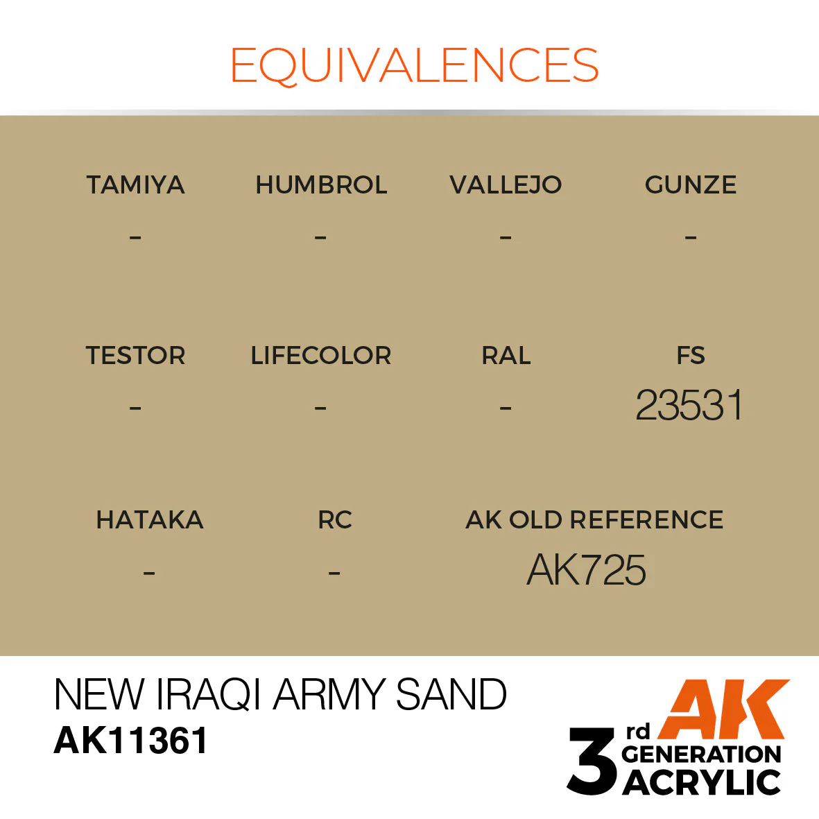 New Iraqui Army Sand - Image 3