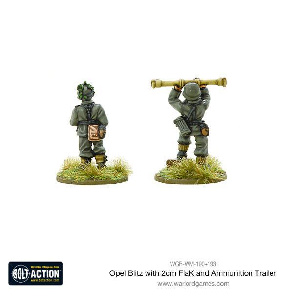 Opel Blitz with 2cm FlaK & Ammunition Trailer - Image 9