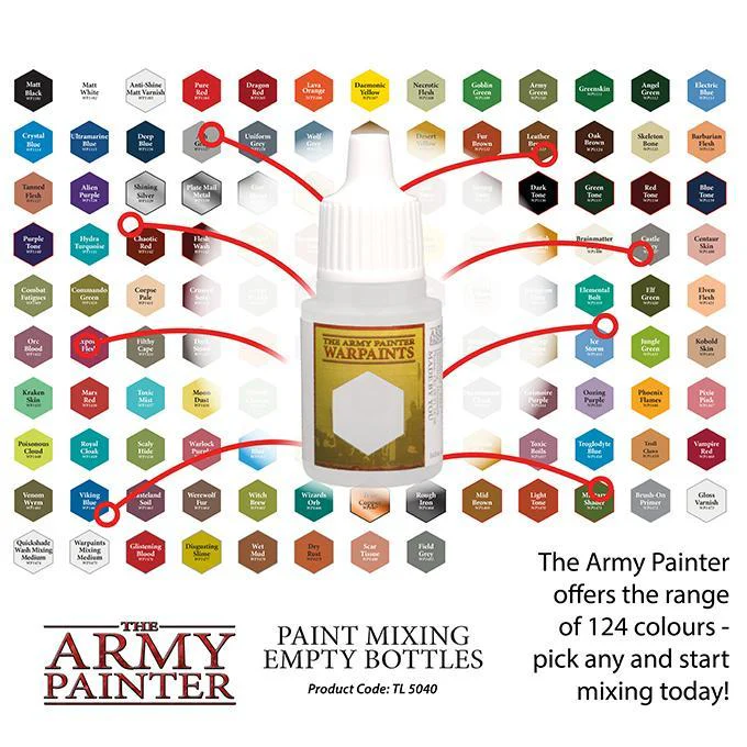 Paint Mixing Empty Bottles - Image 6