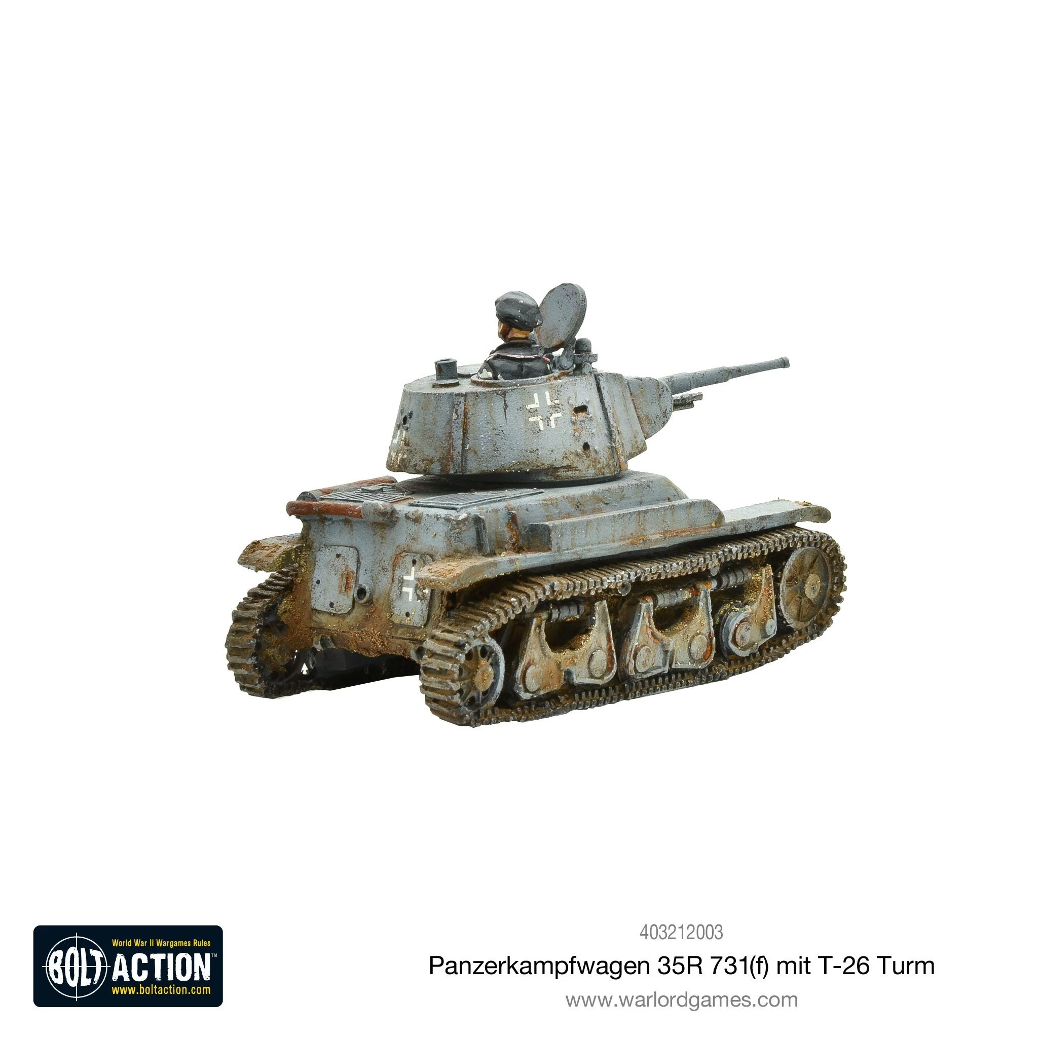 Panzerkampfwagen 35R 731(f) mit T-26 Turm - Image 2