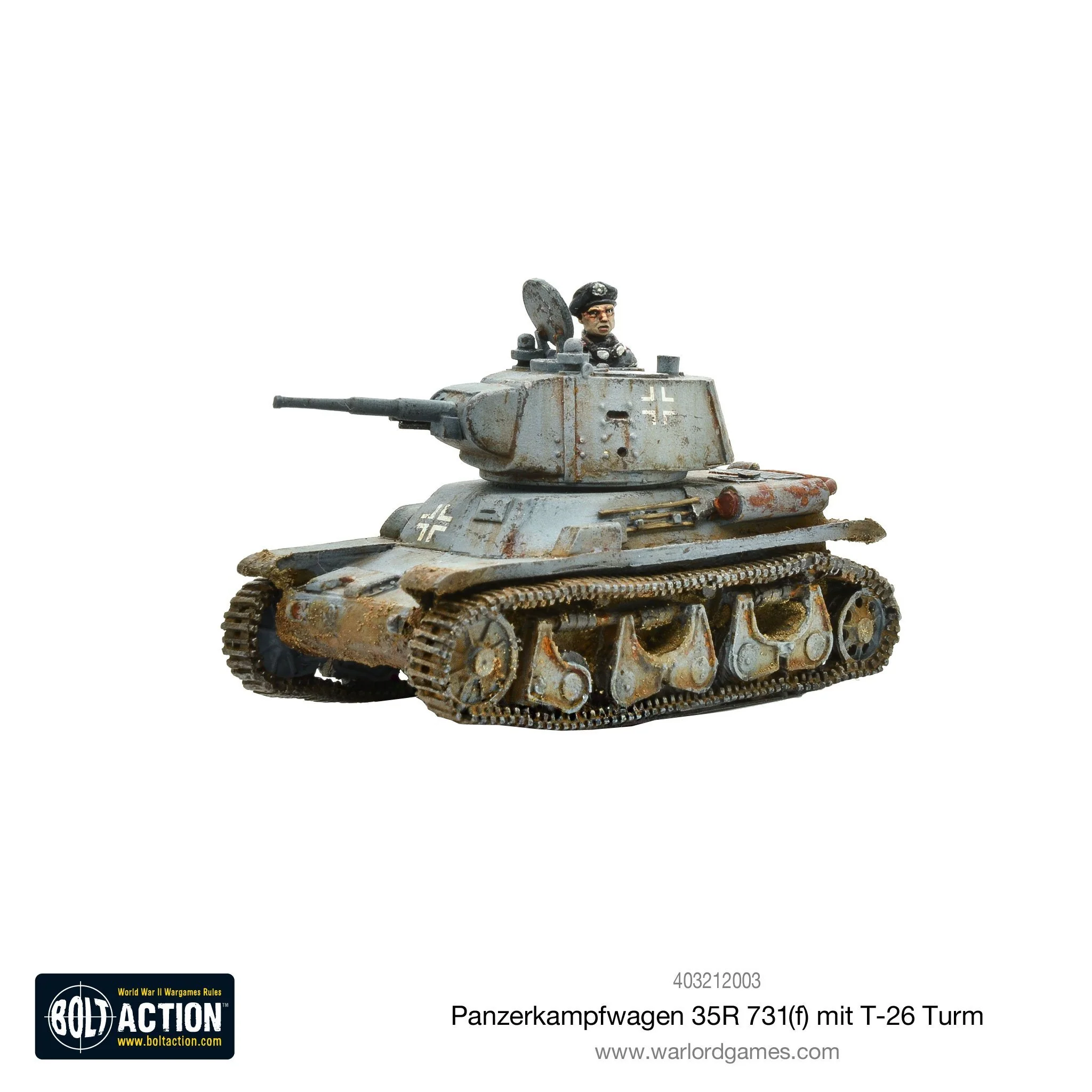Panzerkampfwagen 35R 731(f) mit T-26 Turm - Image 3