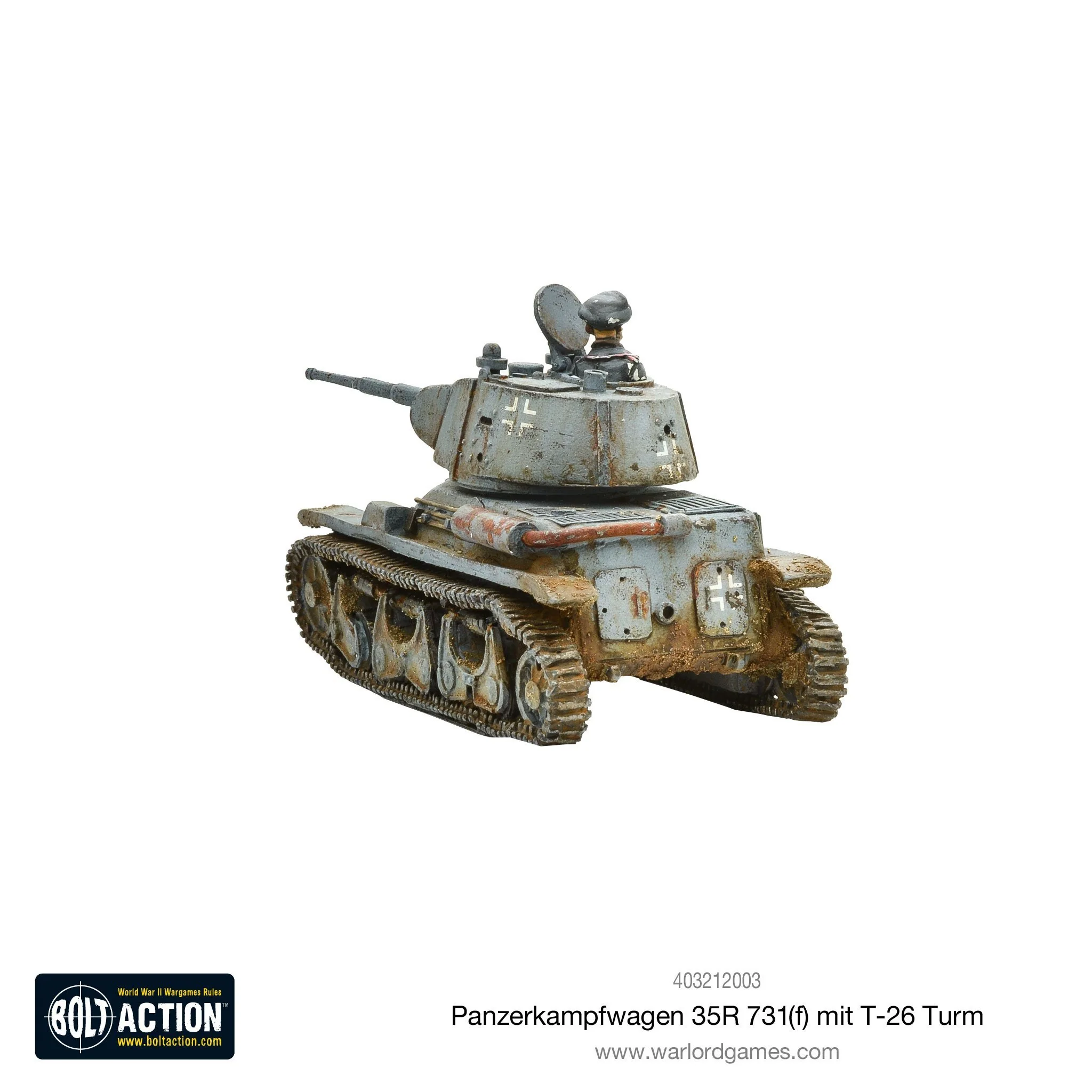 Panzerkampfwagen 35R 731(f) mit T-26 Turm - Image 4
