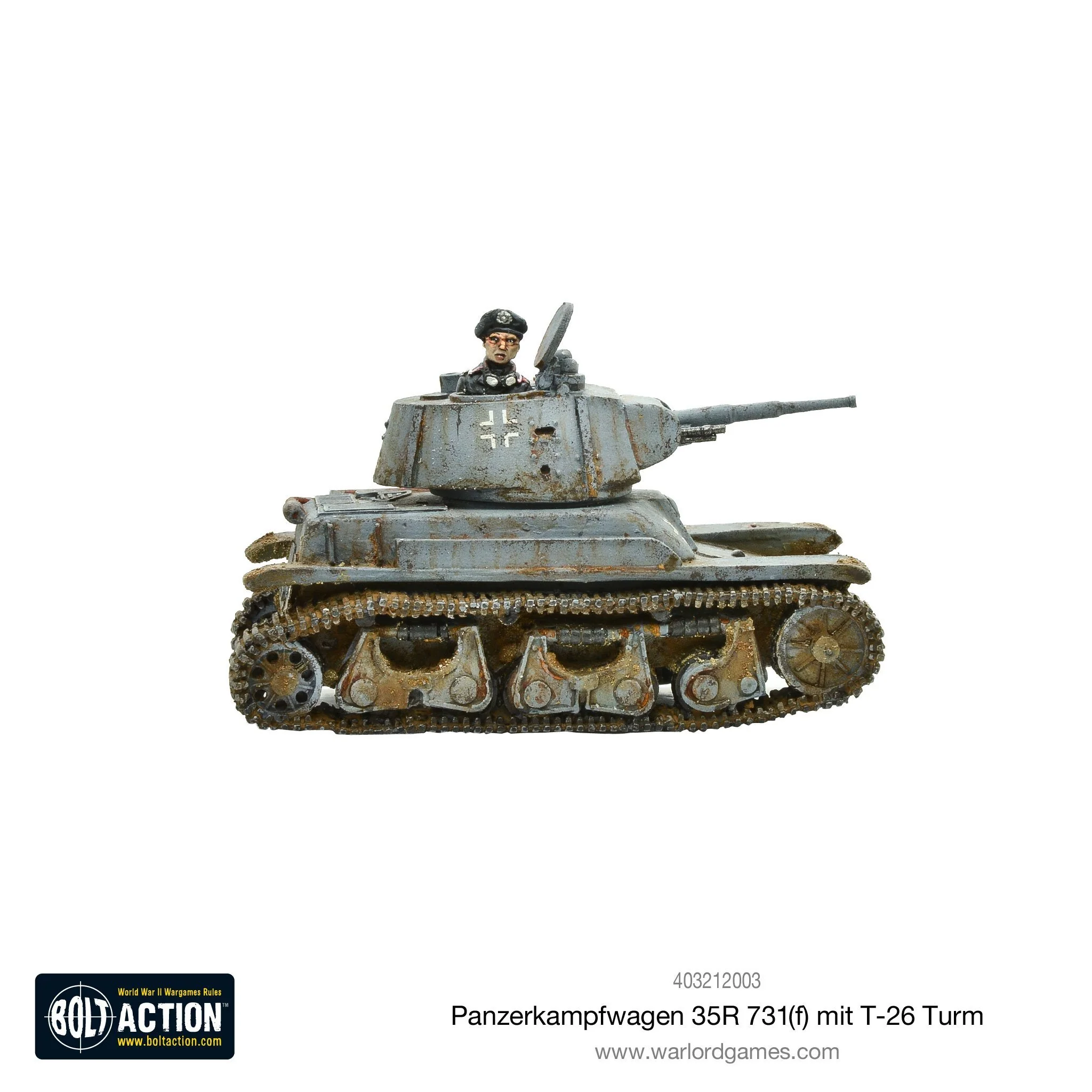 Panzerkampfwagen 35R 731(f) mit T-26 Turm - Image 5