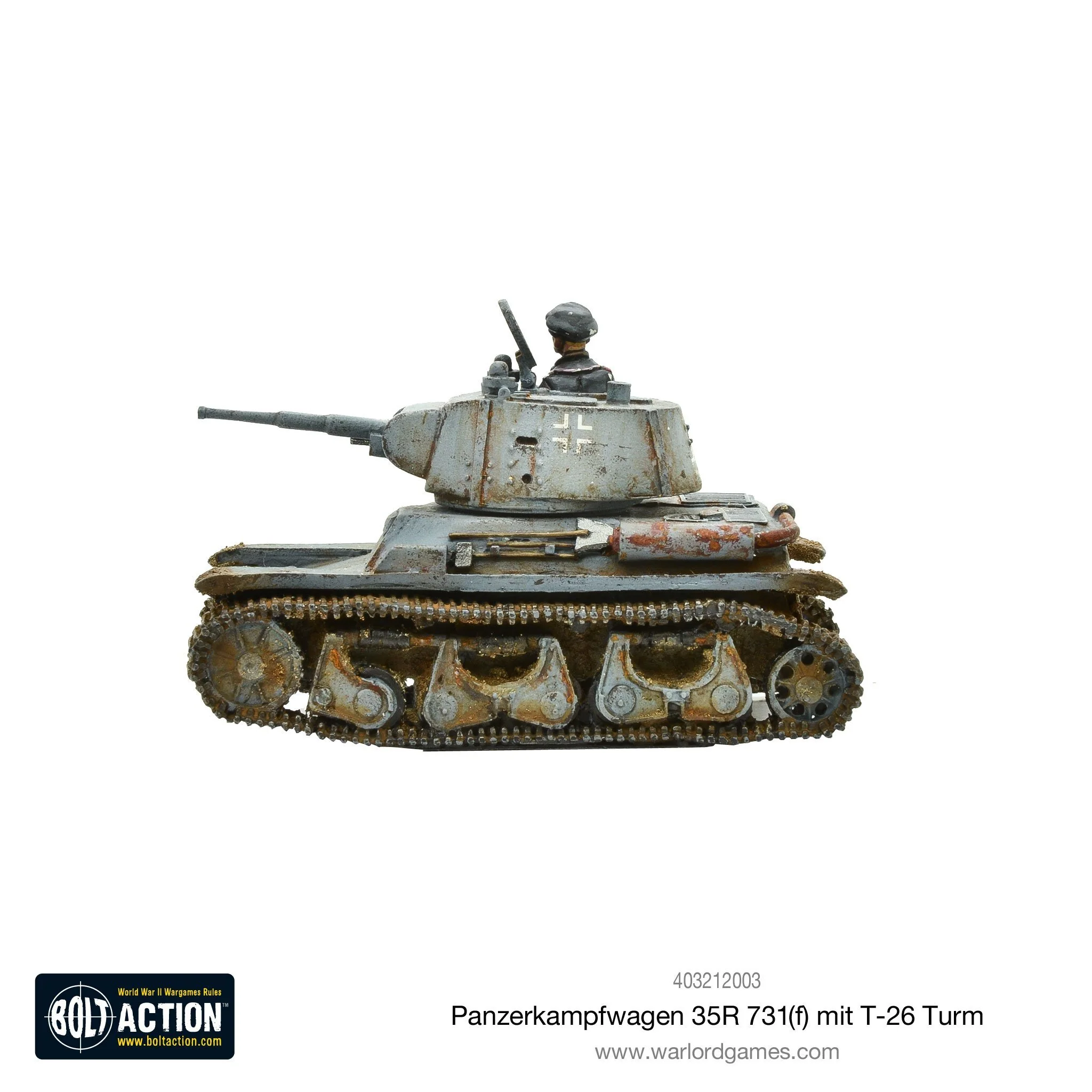 Panzerkampfwagen 35R 731(f) mit T-26 Turm - Image 6