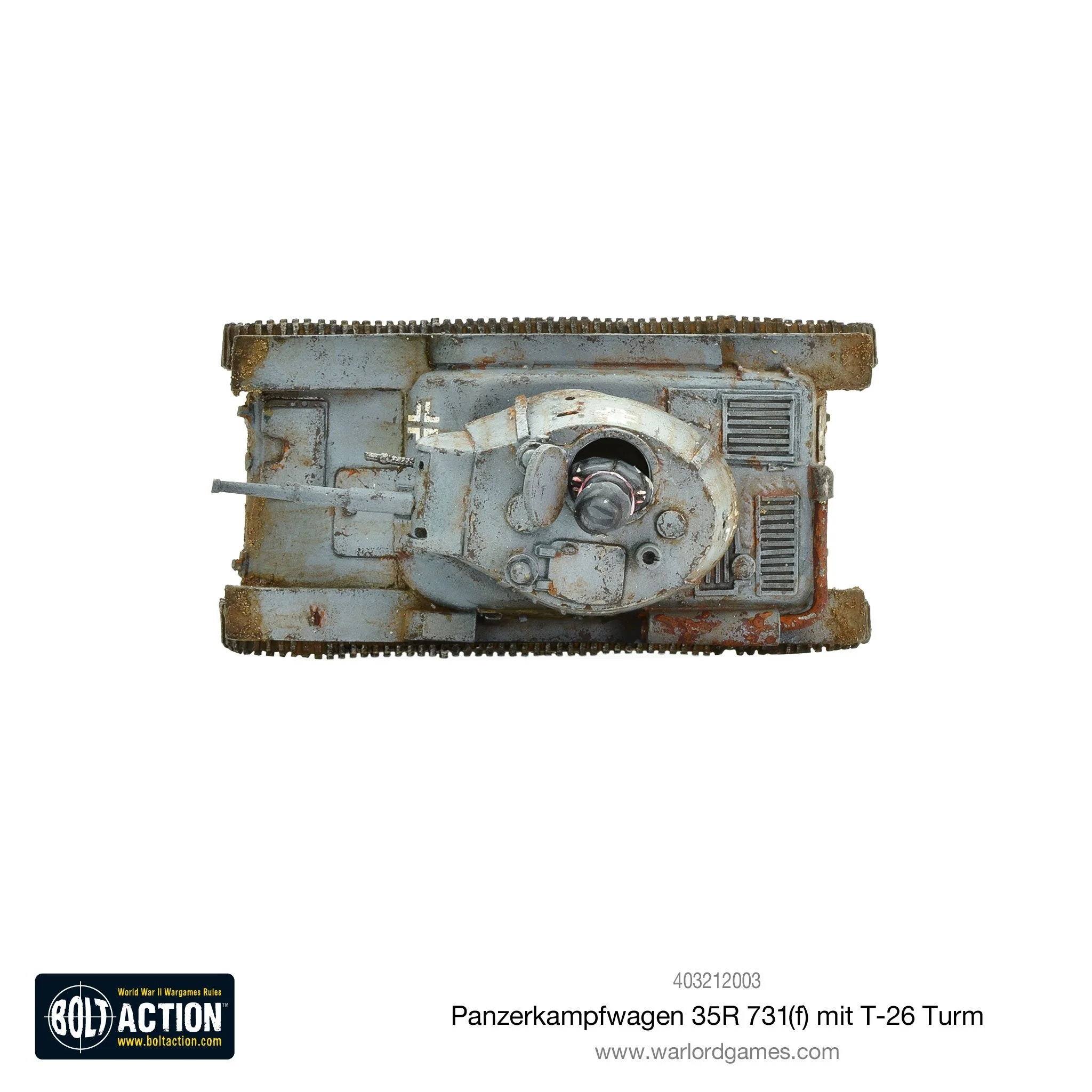 Panzerkampfwagen 35R 731(f) mit T-26 Turm - Image 7