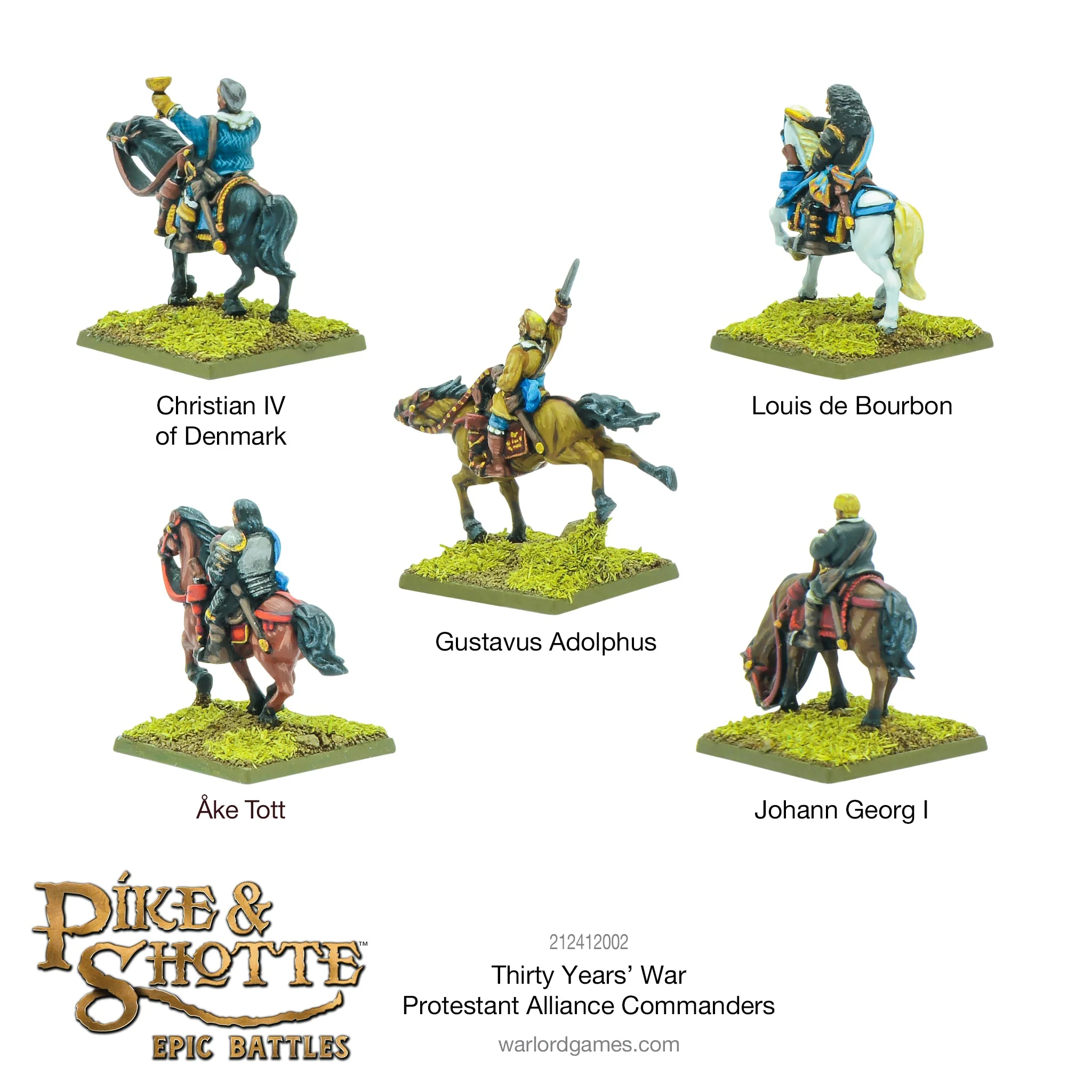Pike & Shotte Epic Battles - Thirty Years War Protestant Alliance Commanders - Image 2