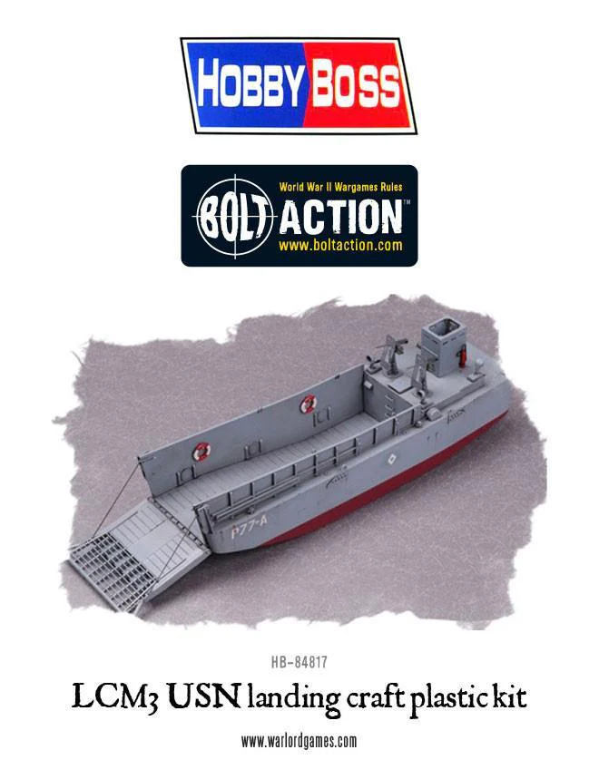 Plastic LCM3 USN landing craft - Image 4