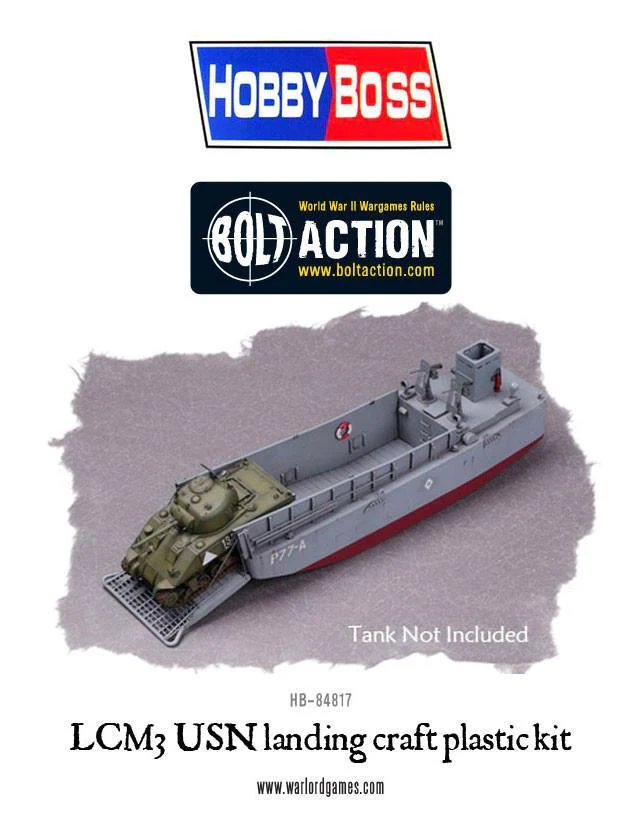 Plastic LCM3 USN landing craft - Image 5