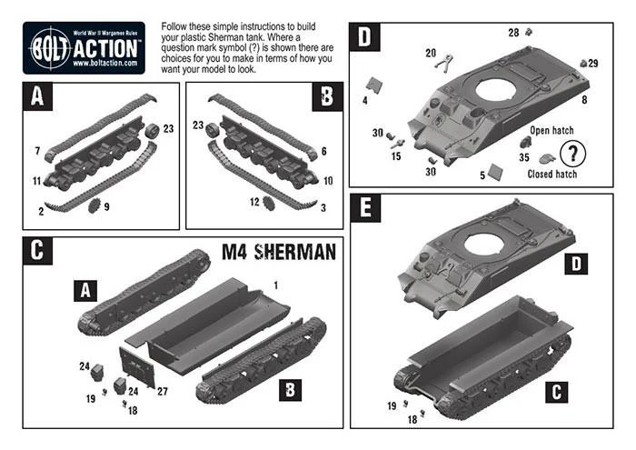 M4 Sherman medium tank (plastic) - Image 6
