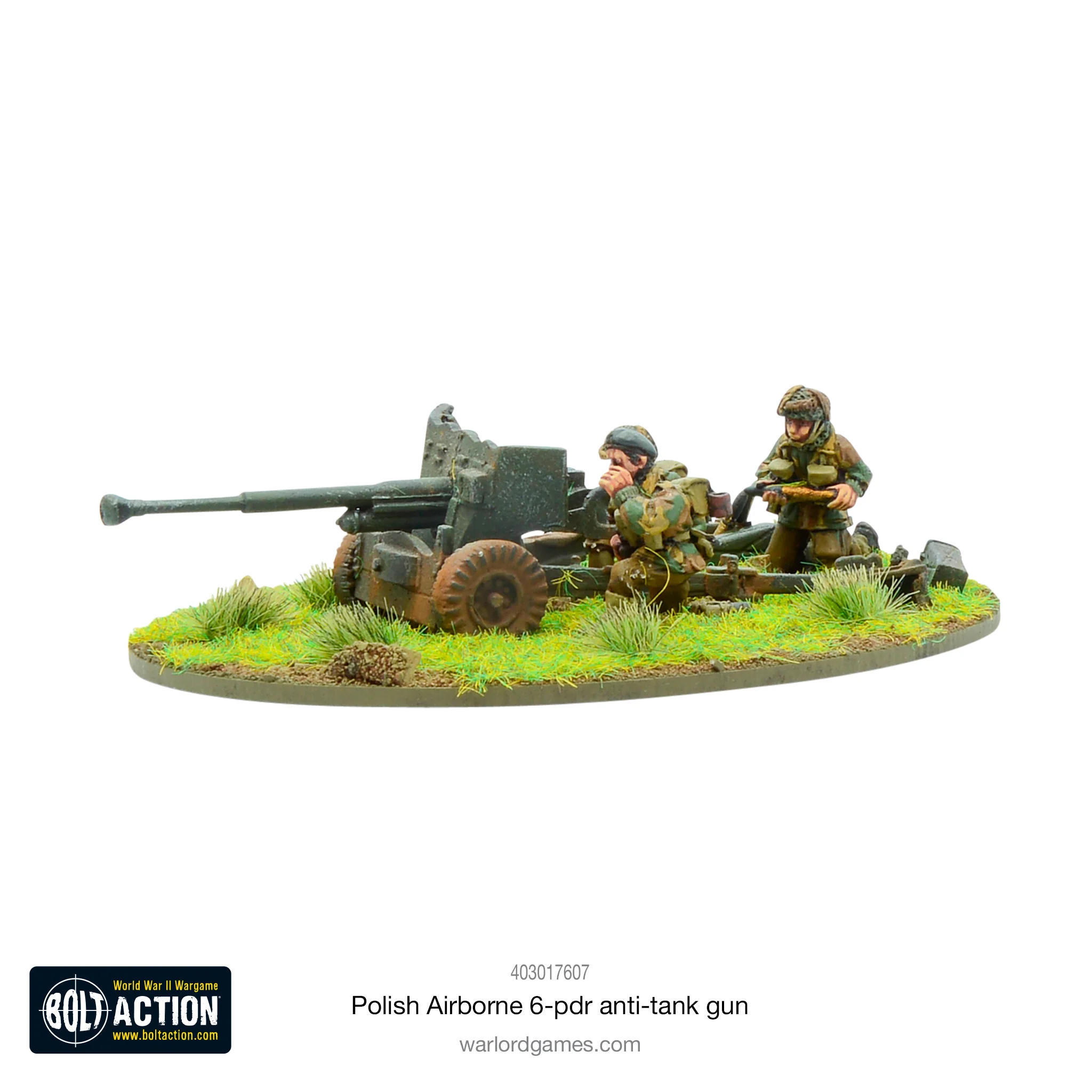 Polish Airborne 6-pdr anti-tank gun