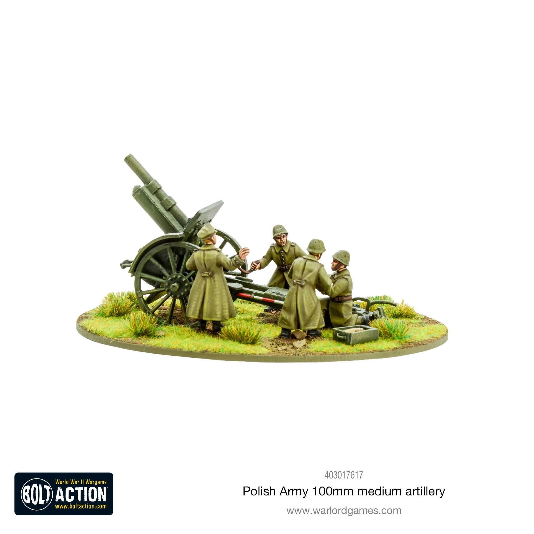 Polish Army 100mm medium artillery - Image 3
