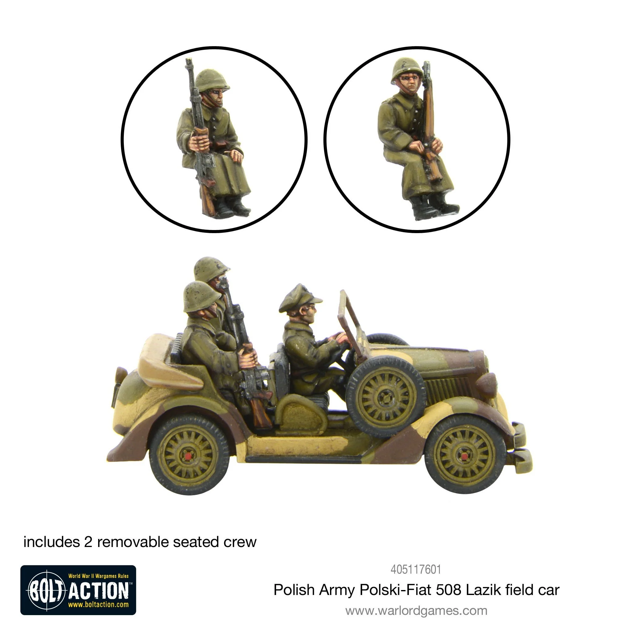 Polish Army Polski Fiat 508 Lazik field car - Image 3