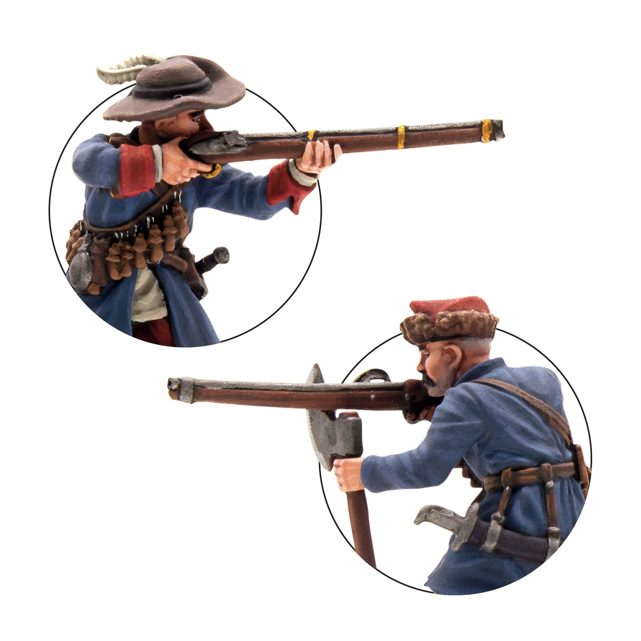 Polish-Lithuanian Commonwealth later infantry with muskets firing - Image 3