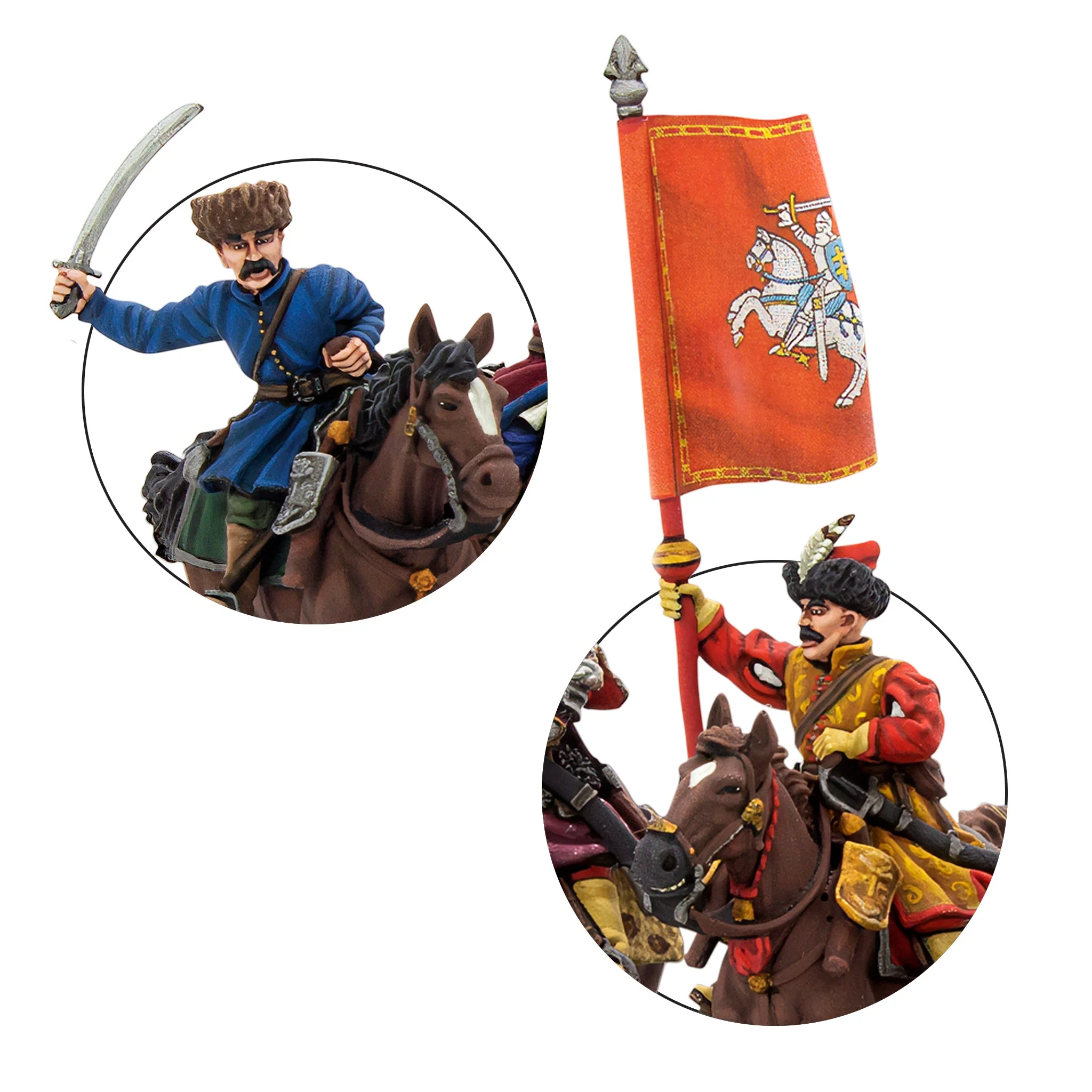 Polish-Lithuanian levy cavalry with sabres regiment - Image 7